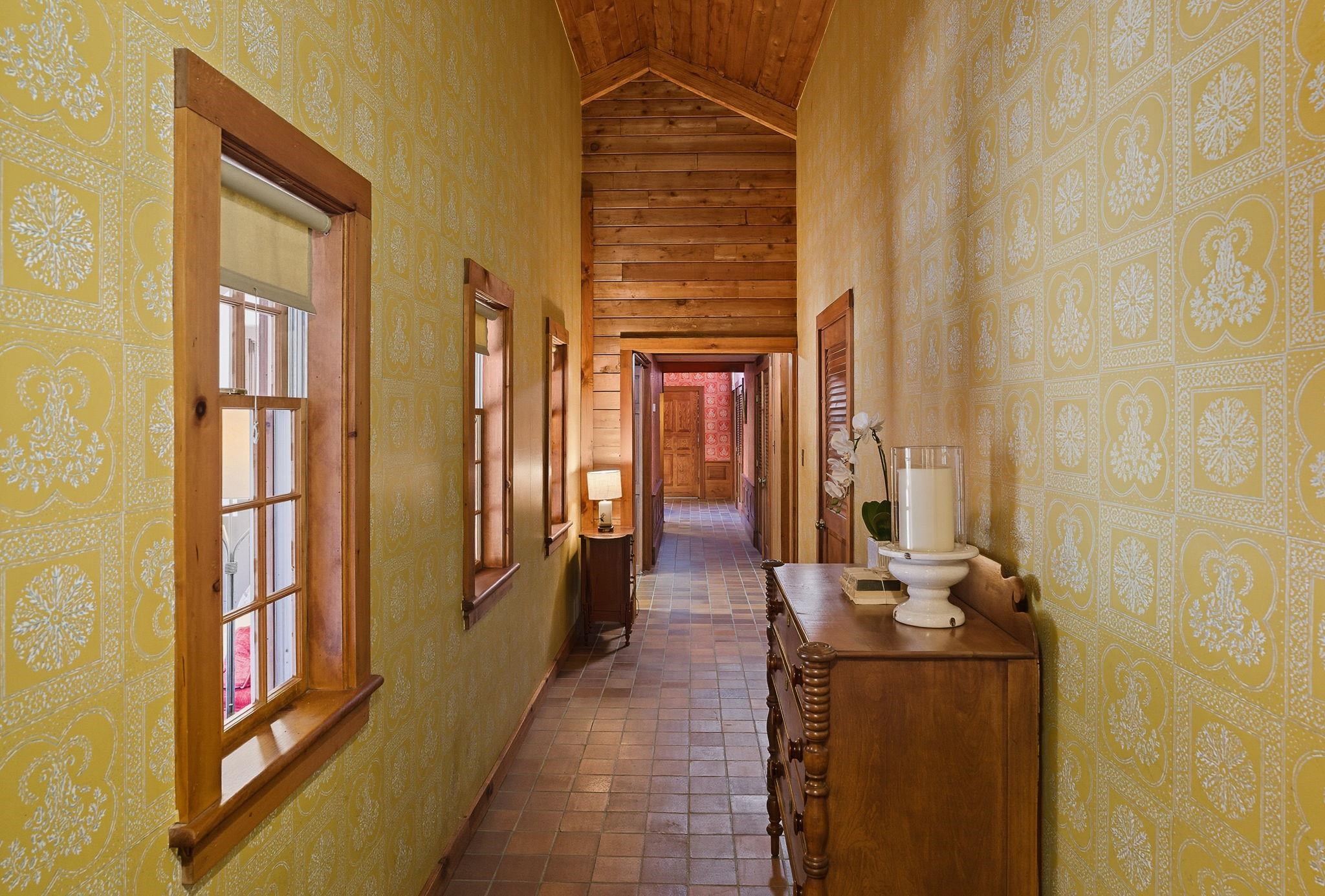 Custom Woodwork Evident Throughout