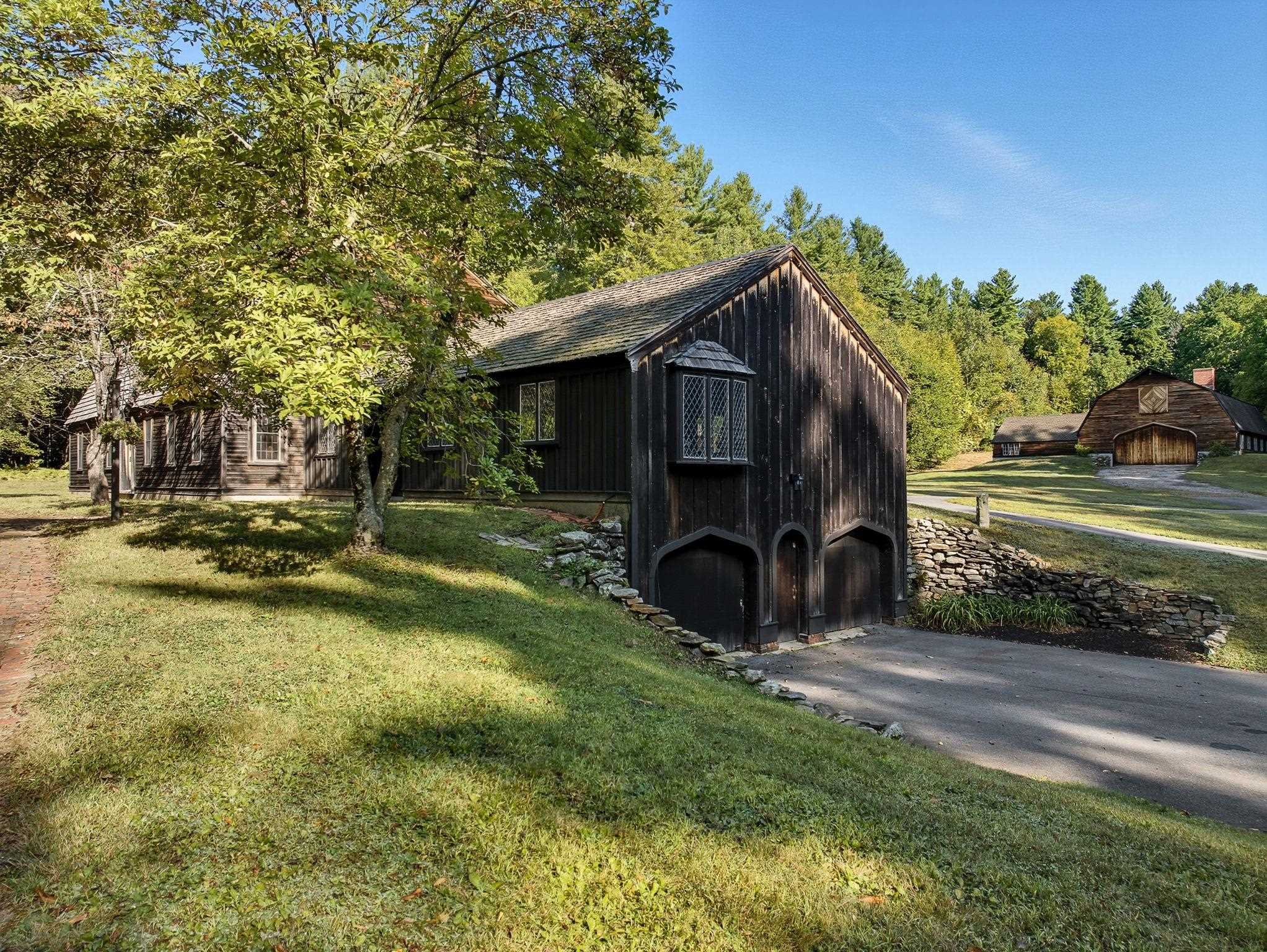 2 Car Garage with Arched Entries