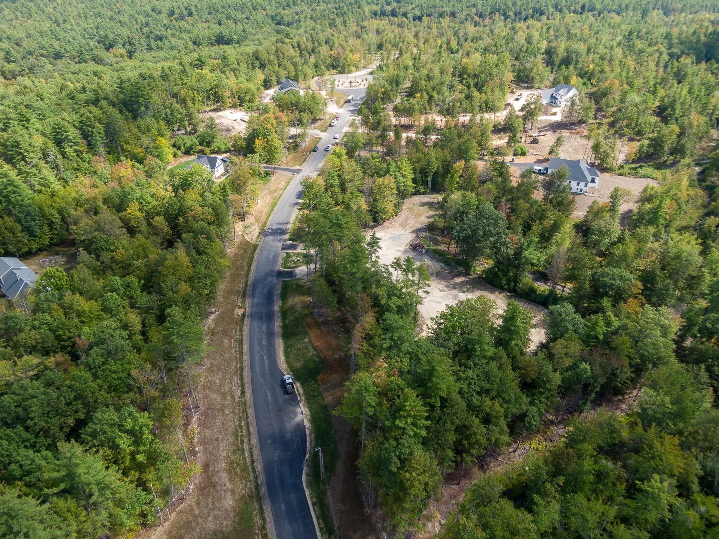 aerial view as you enter the subdivision