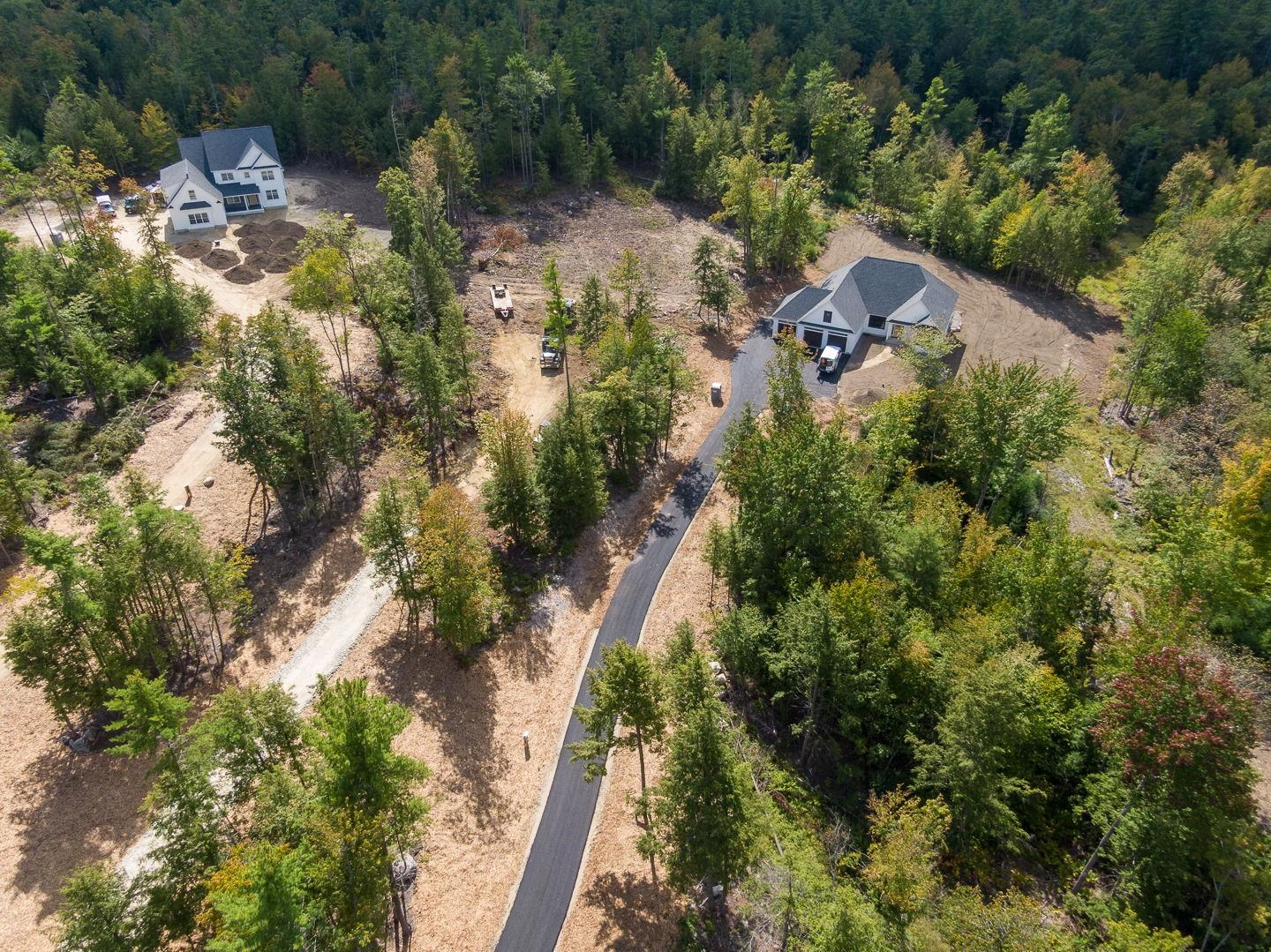 Very private a secluded lot well recessed