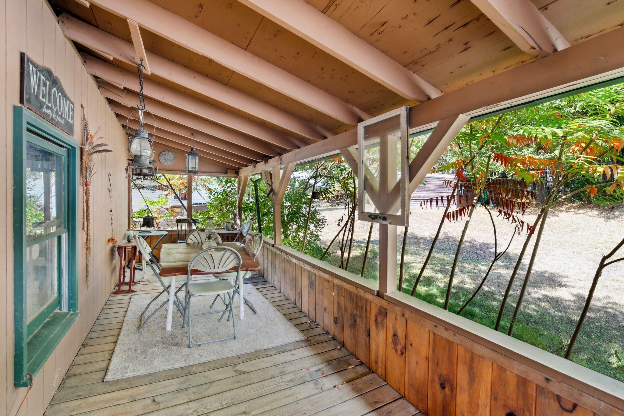Covered porch