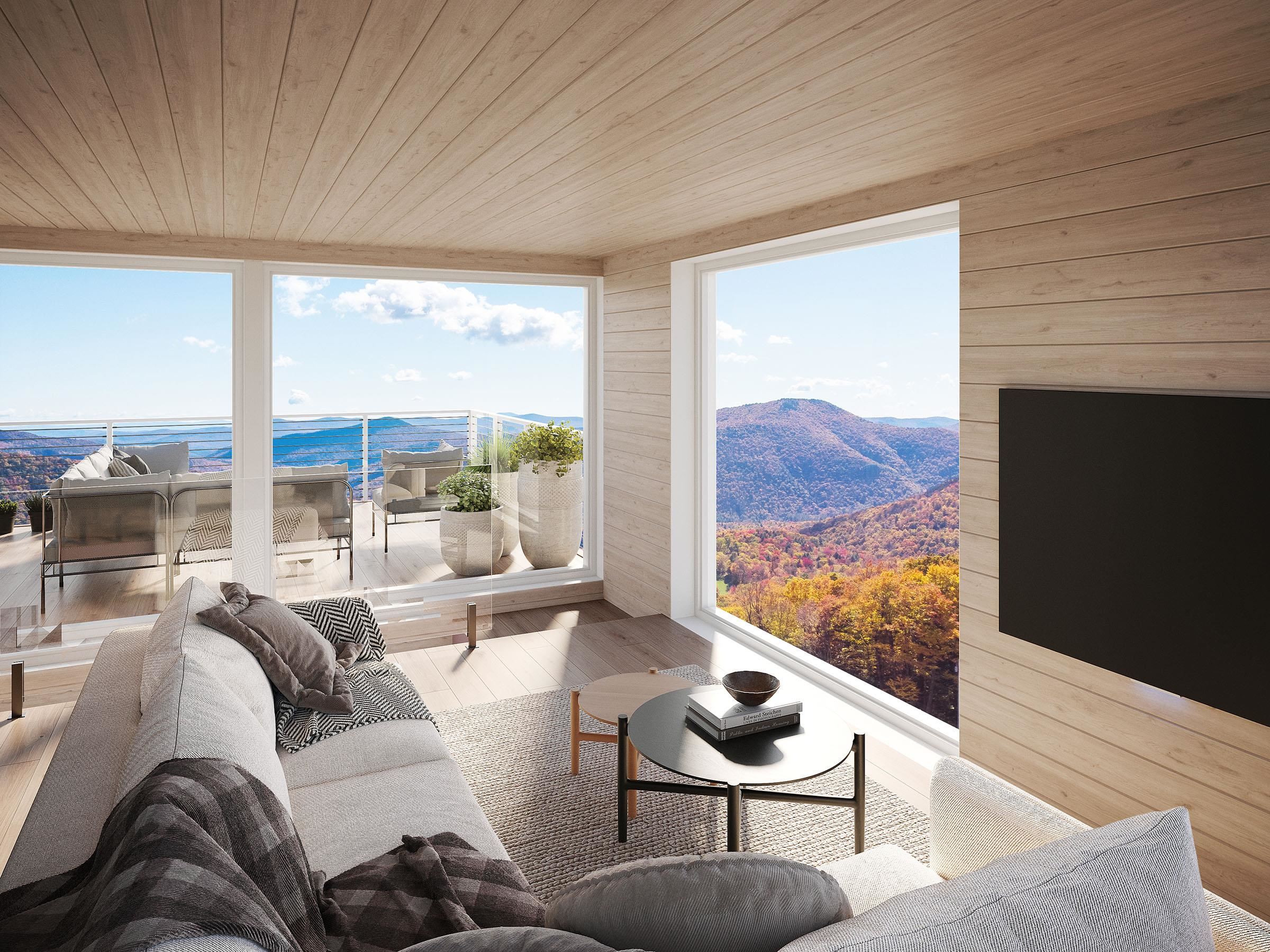 Actual views from a concptual home design.