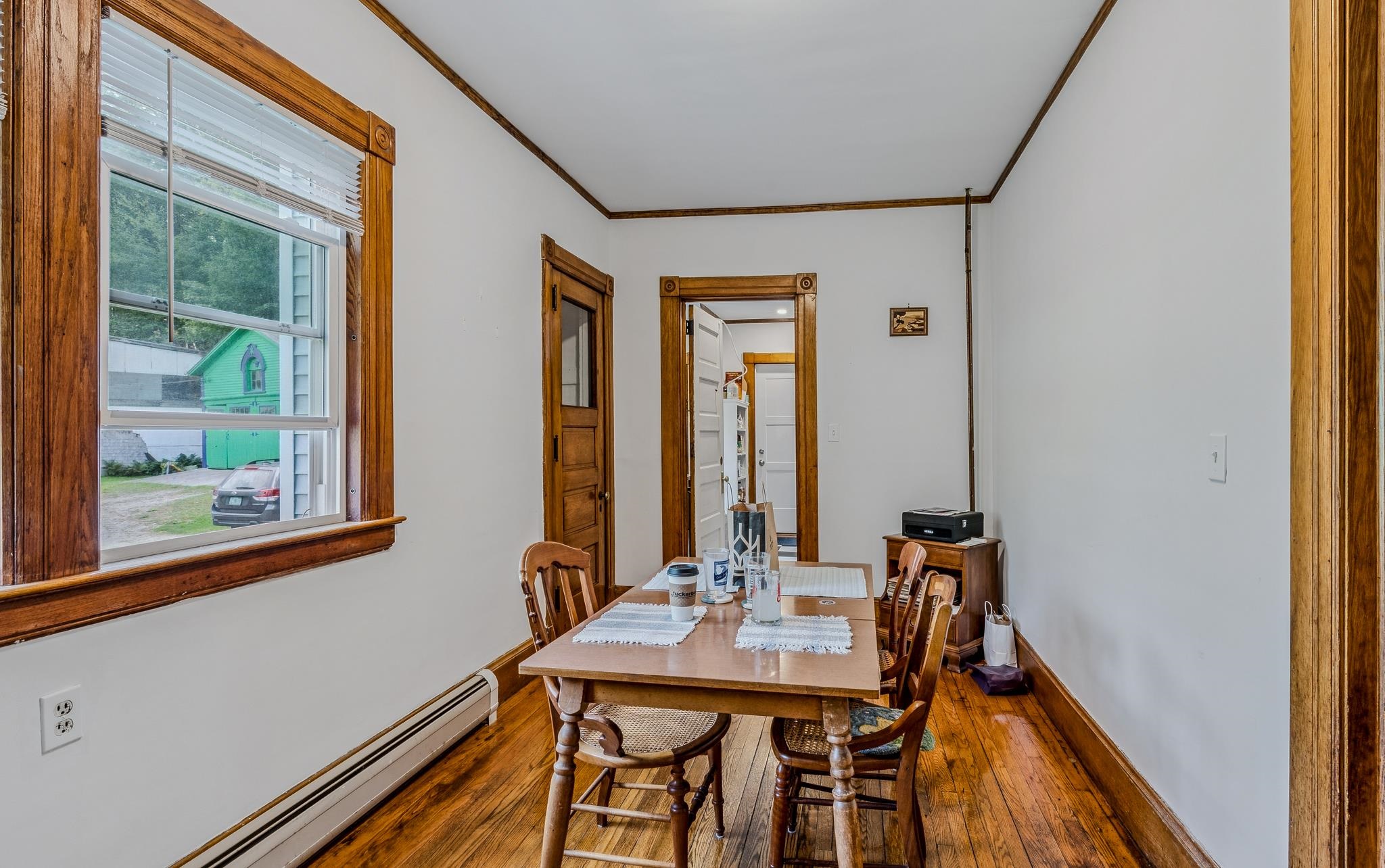 Beautiful Woodwork in Dining Room on First Floor