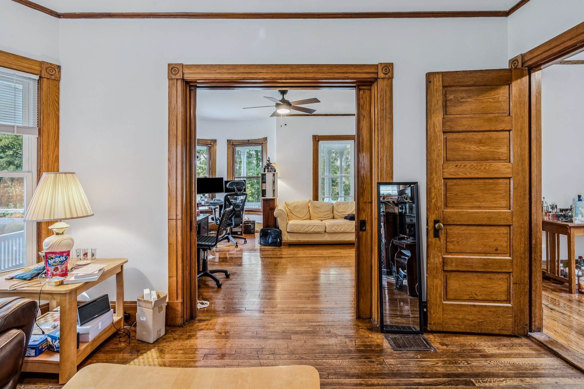 Warm Wood Floors throughout