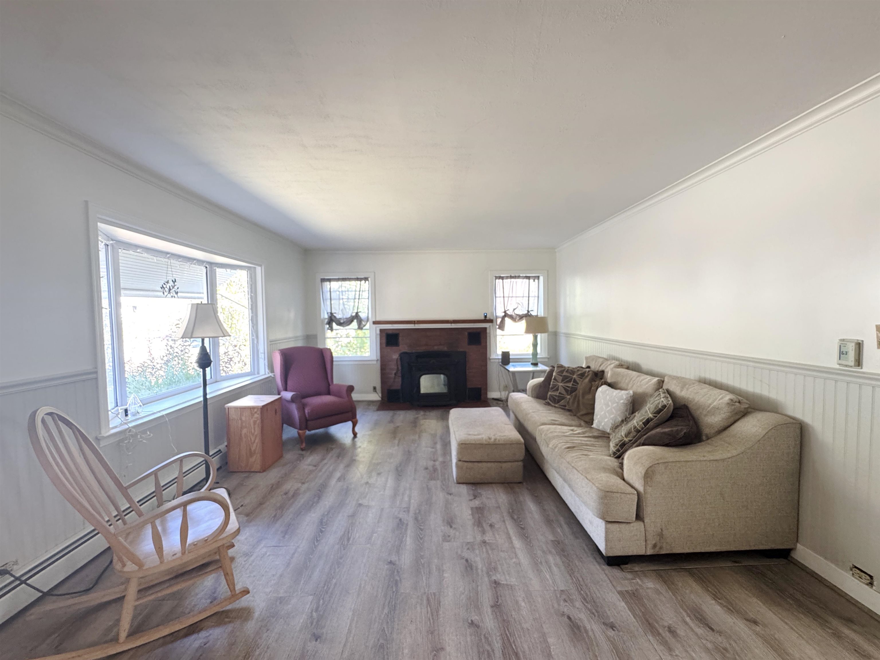Cozy woodstove insert is perfect for winter nights