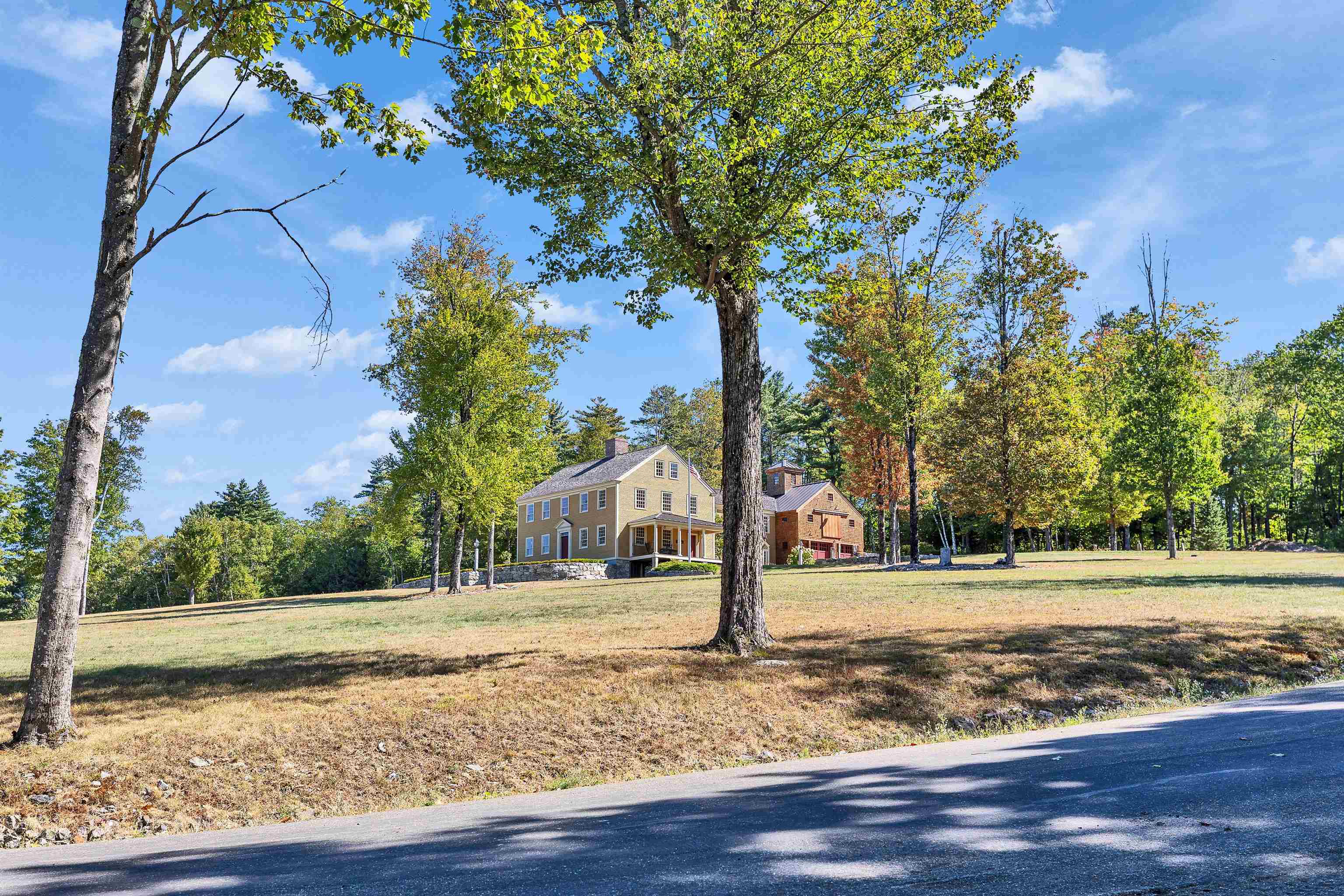 Long Paved entry drive