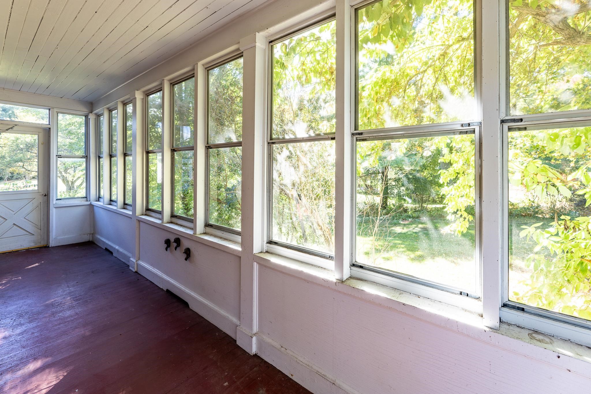 Porch off the living room
