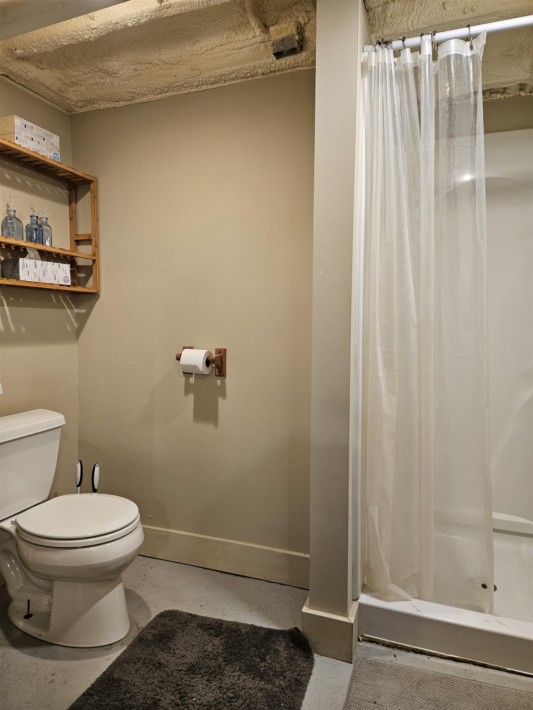 3/4 bath in basement