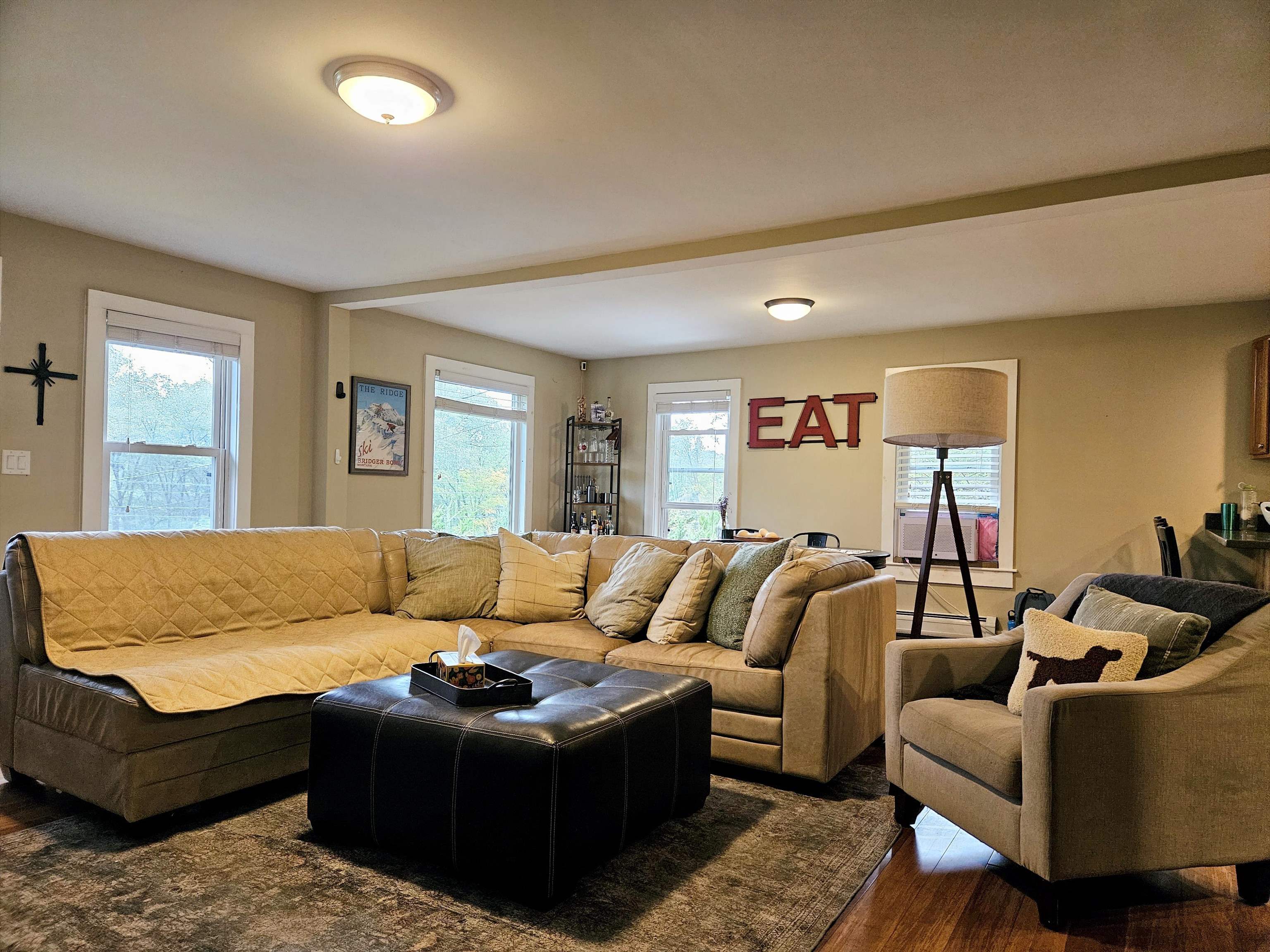 Light, bright living room
