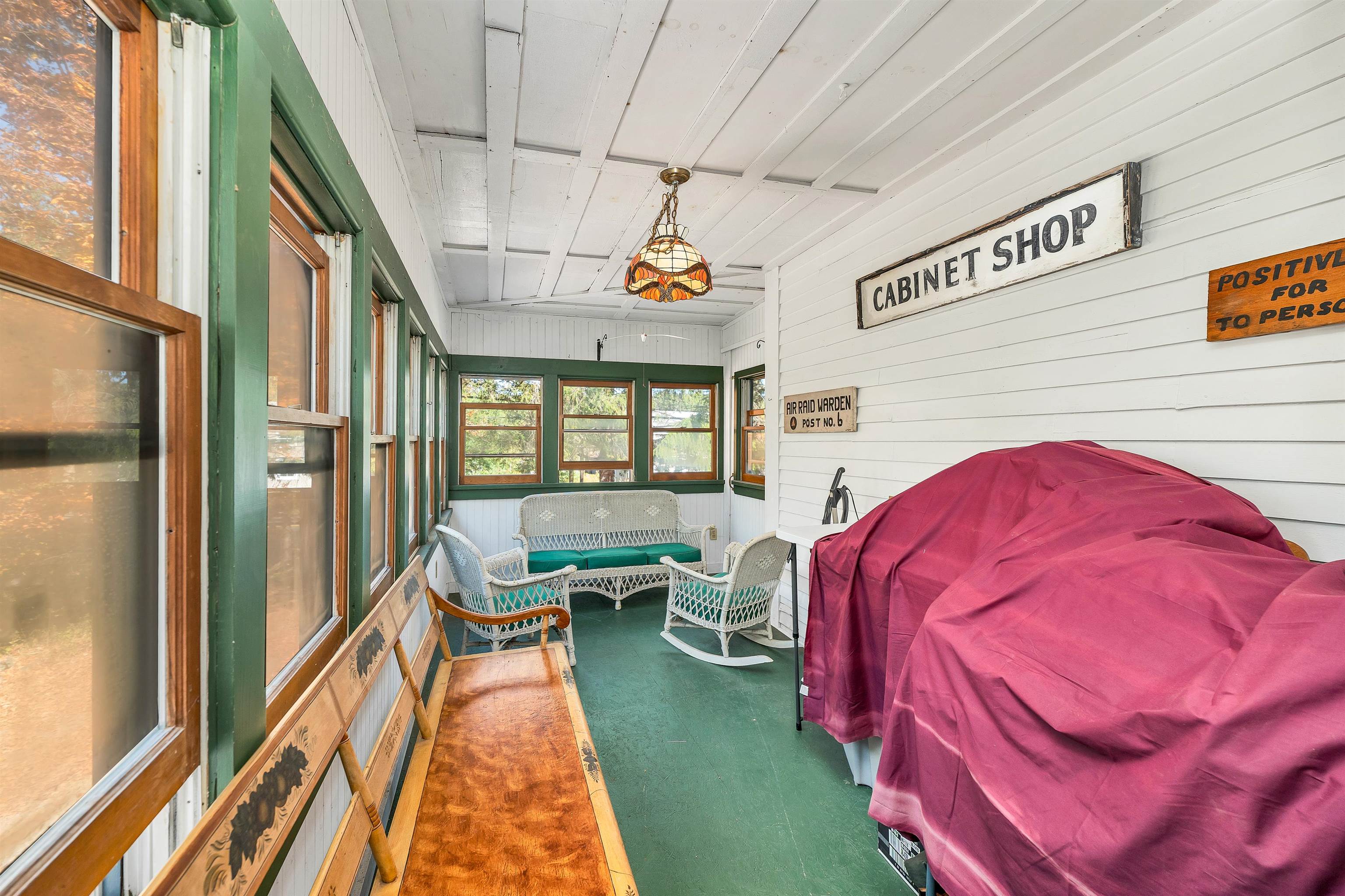 Enclosed porch