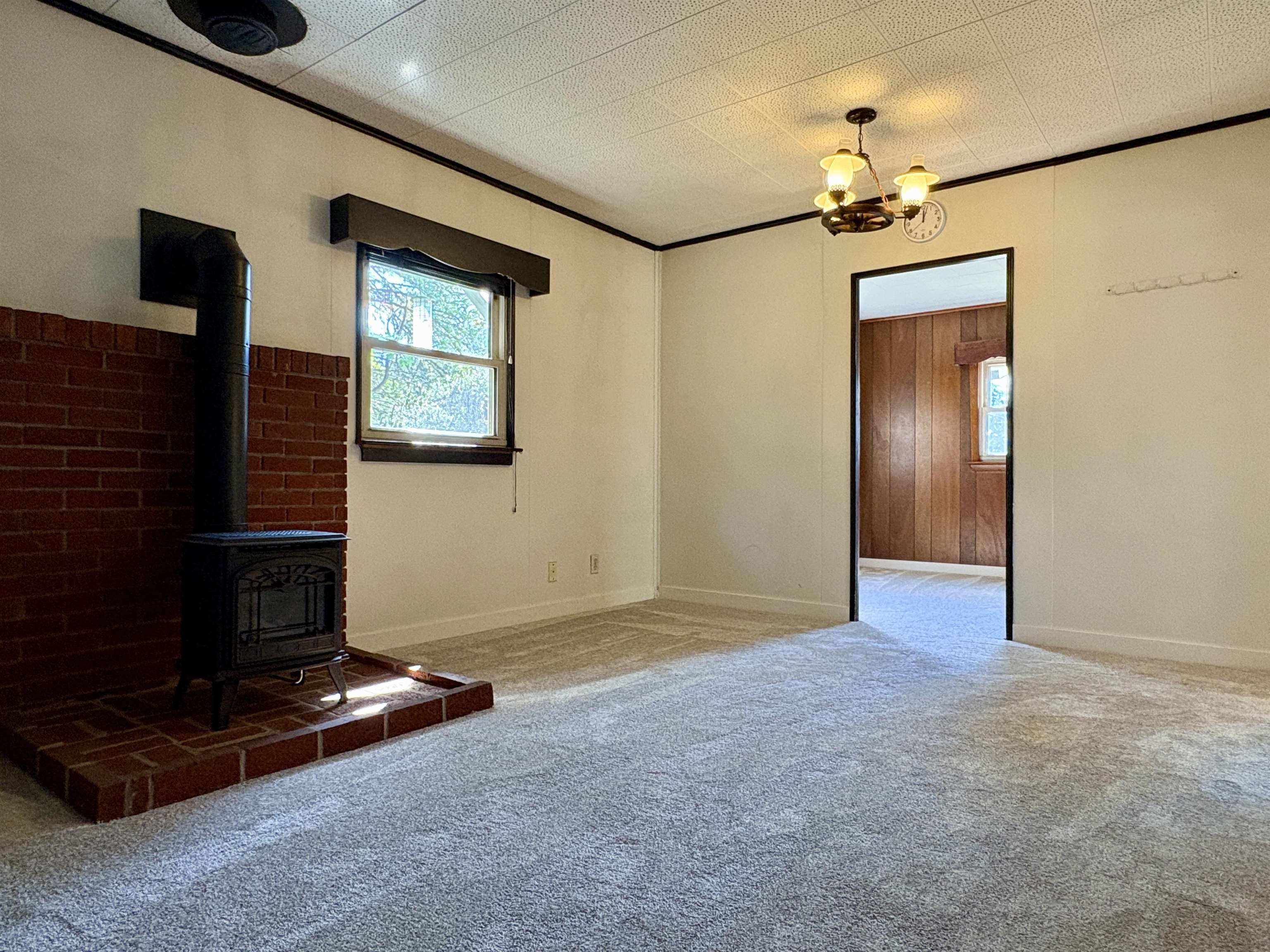 Kitchen into the Living Room