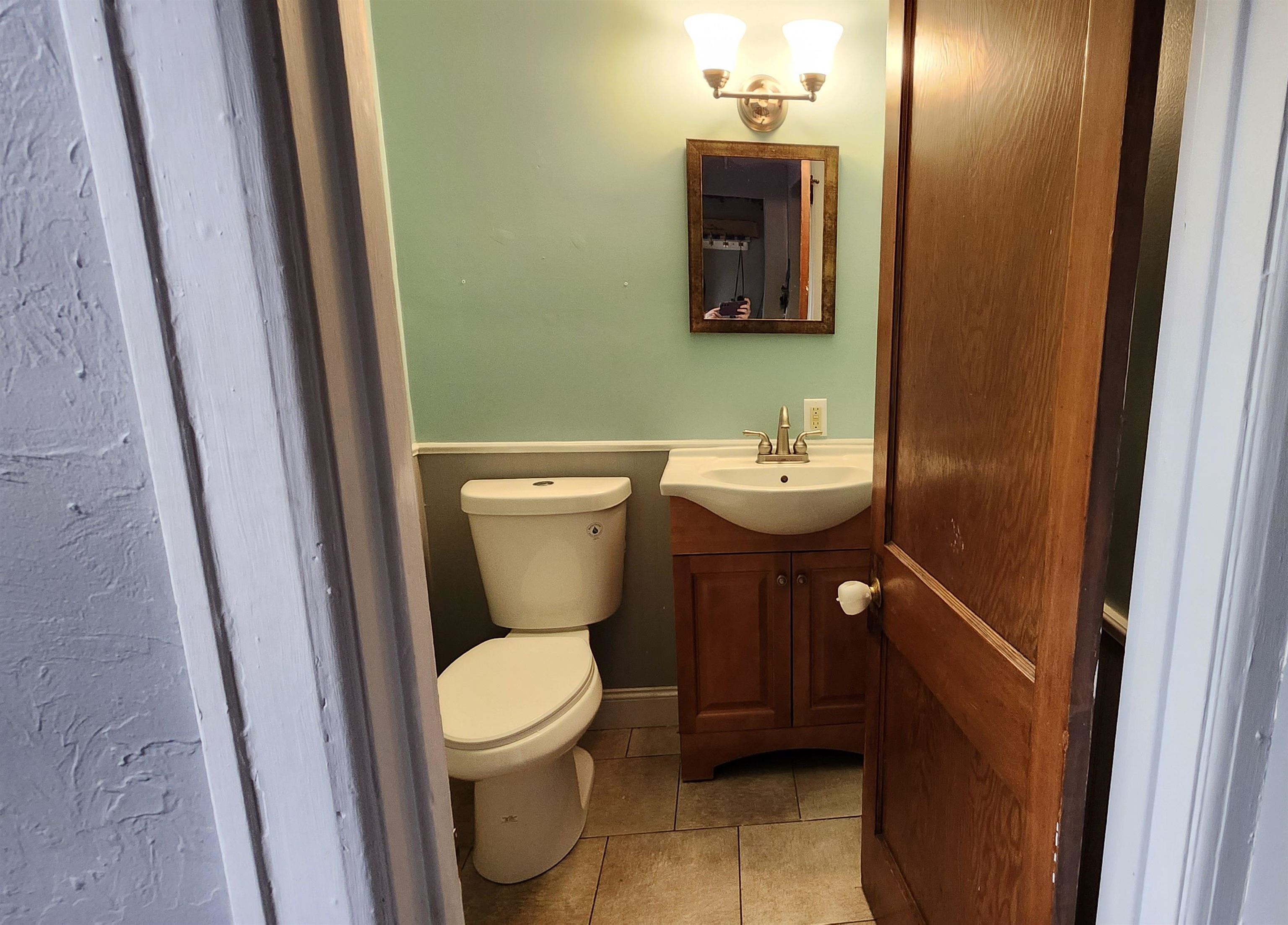 1/2 Bath - Just off the Kitchen