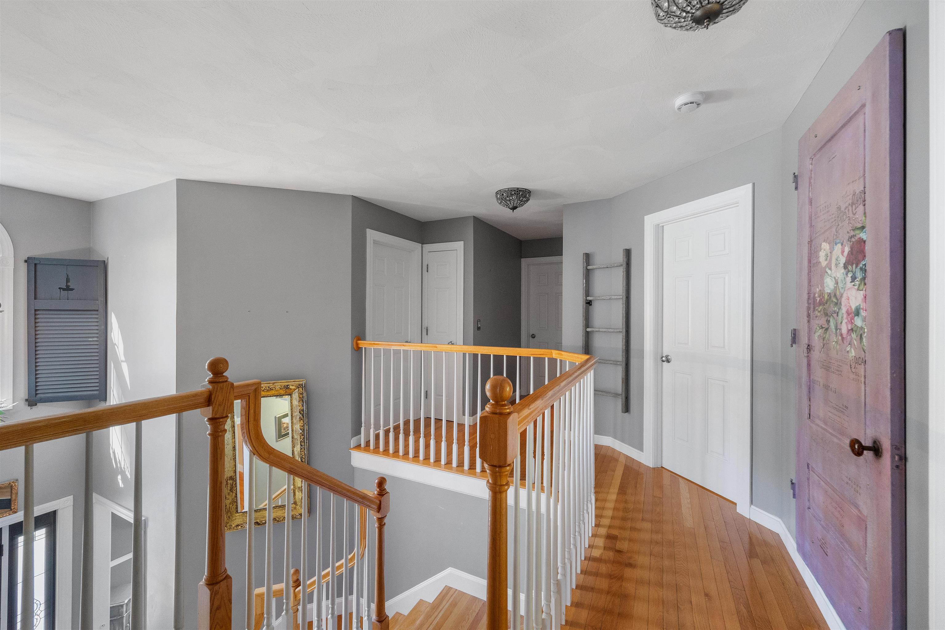 top of stairs on 2nd floor