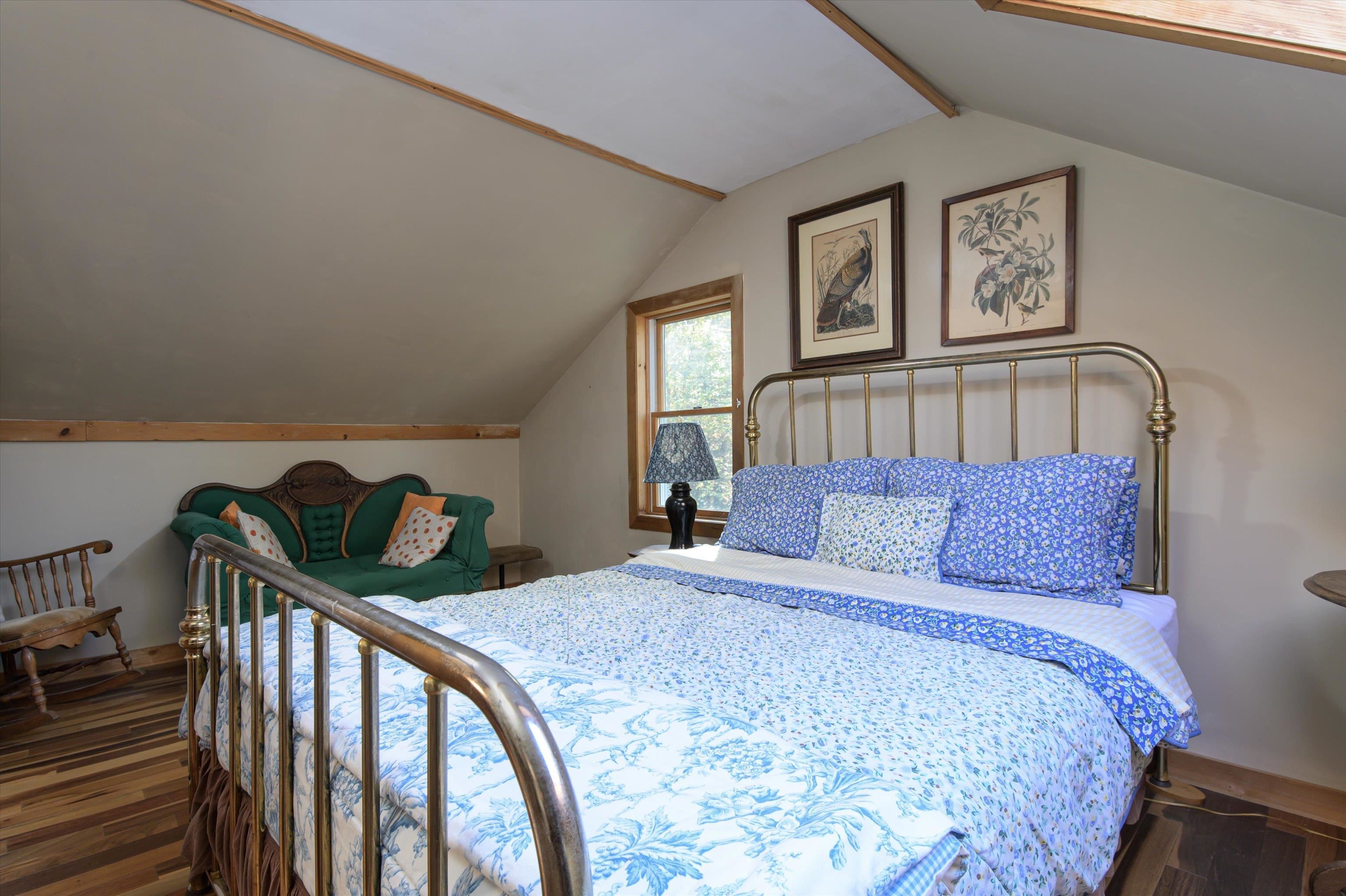 Larger of the 2 guest bedrooms on top floor