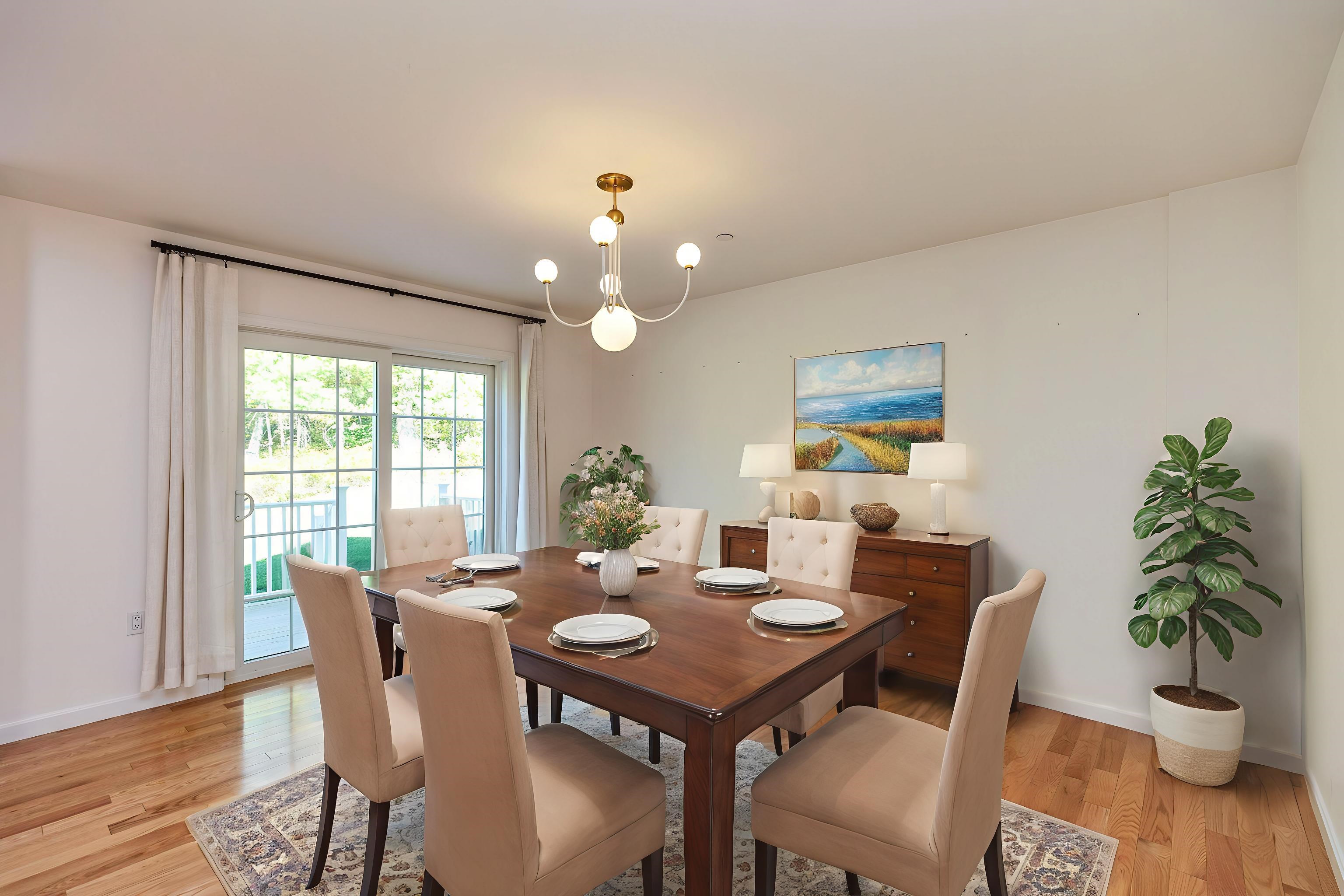 Virtually Staged Dining Room 24204231