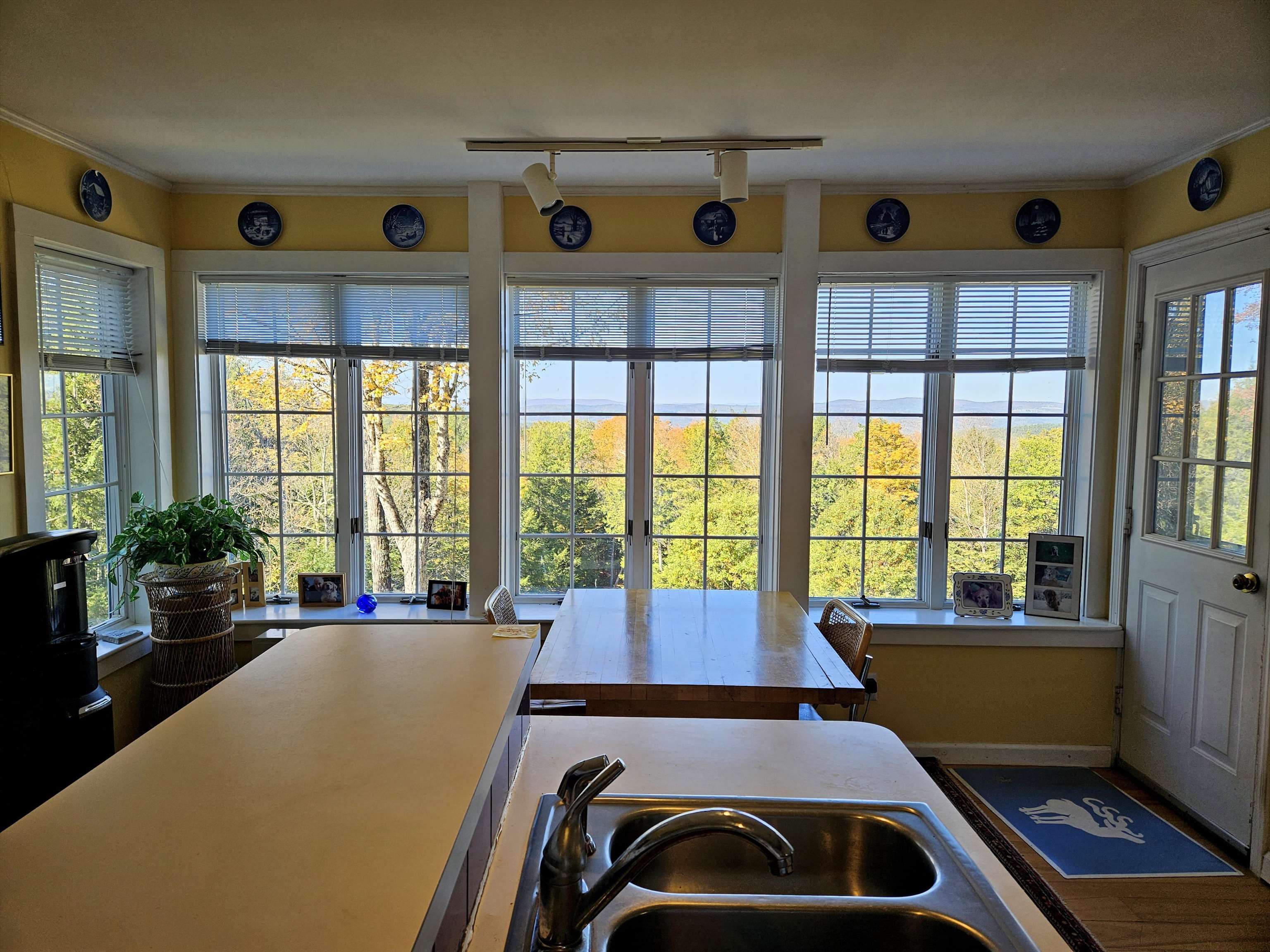 Views from kitchen counter