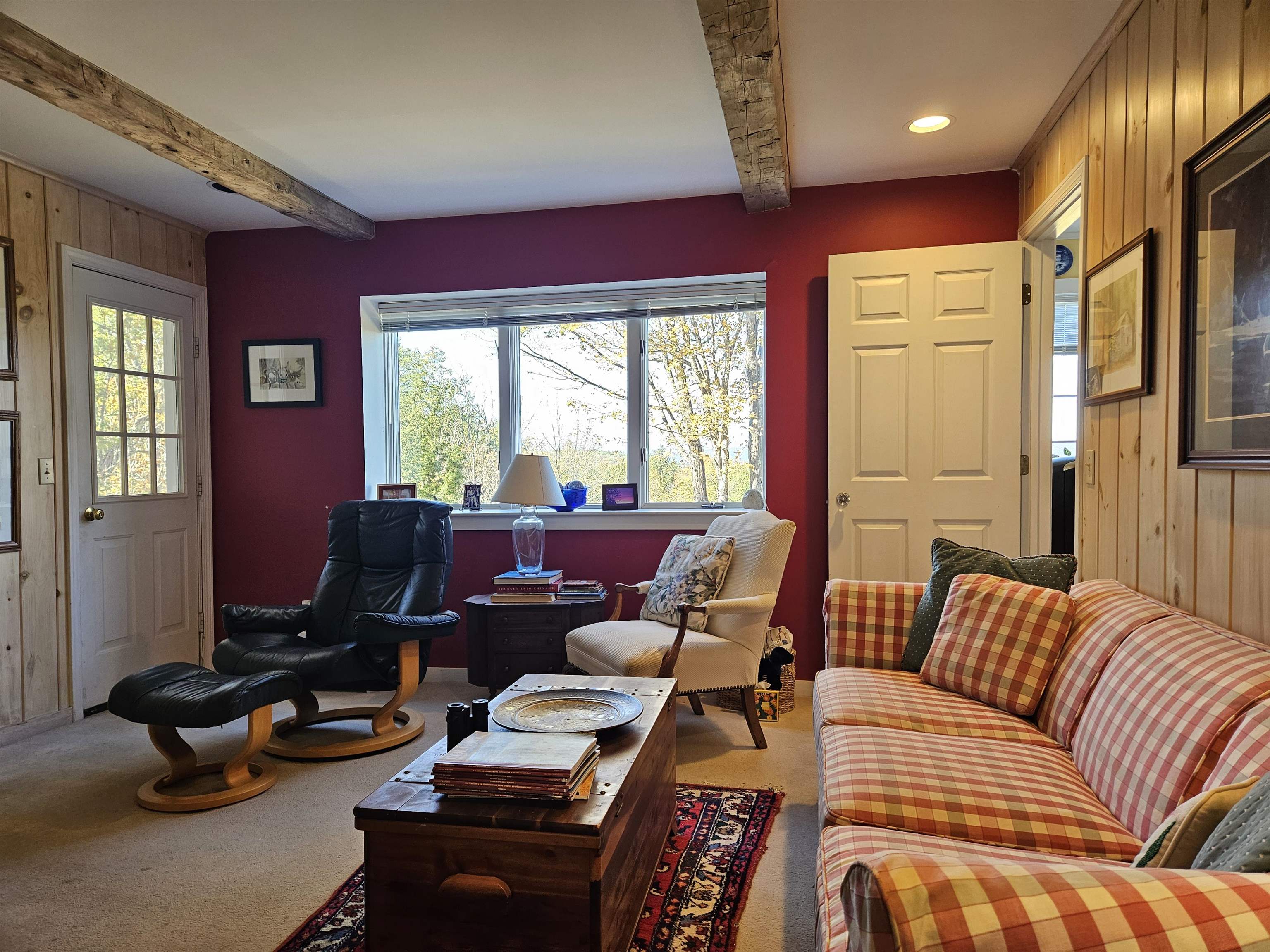 Library/family room off kitchen