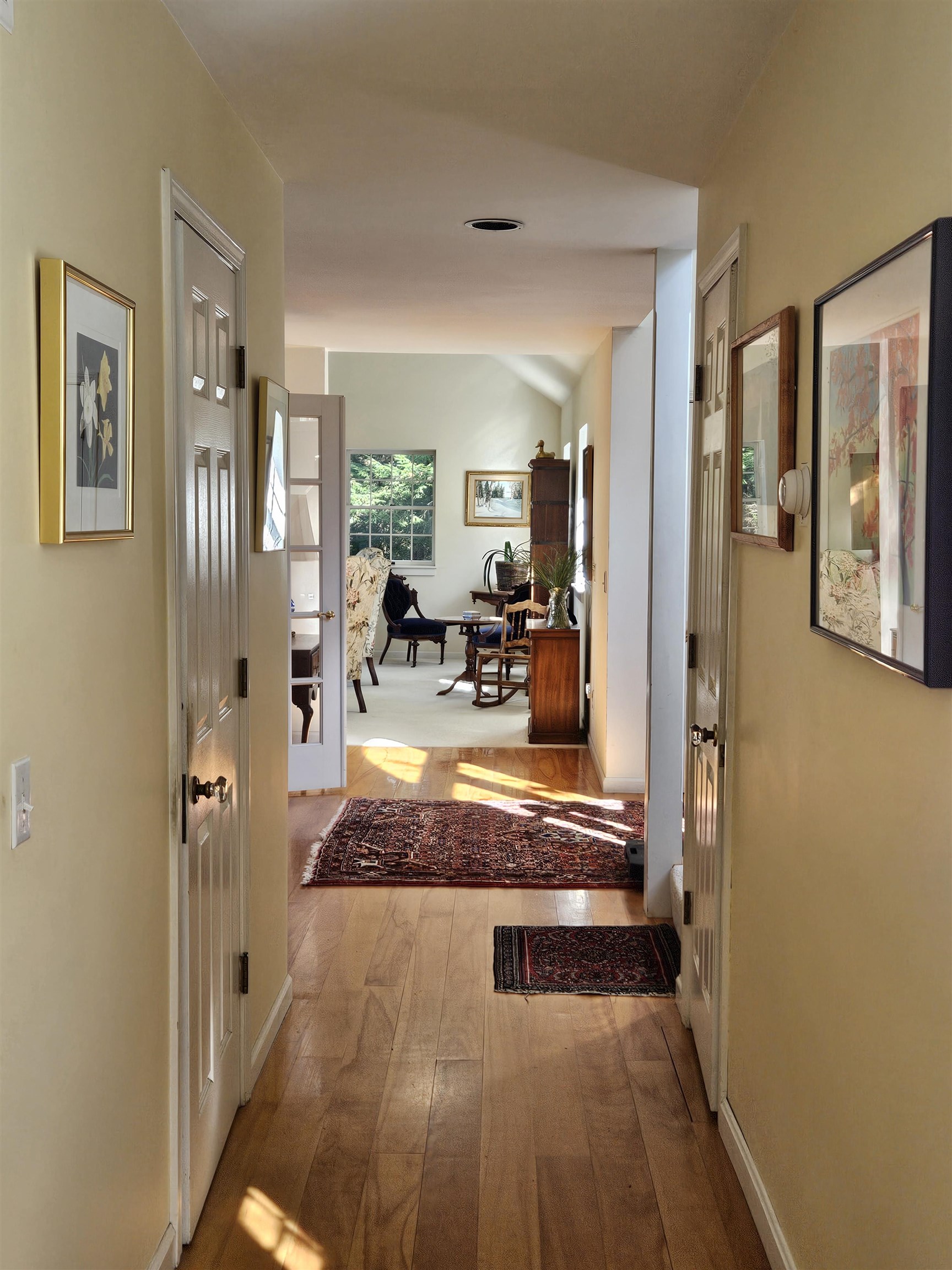 Hallway from mudroom to main part of the house