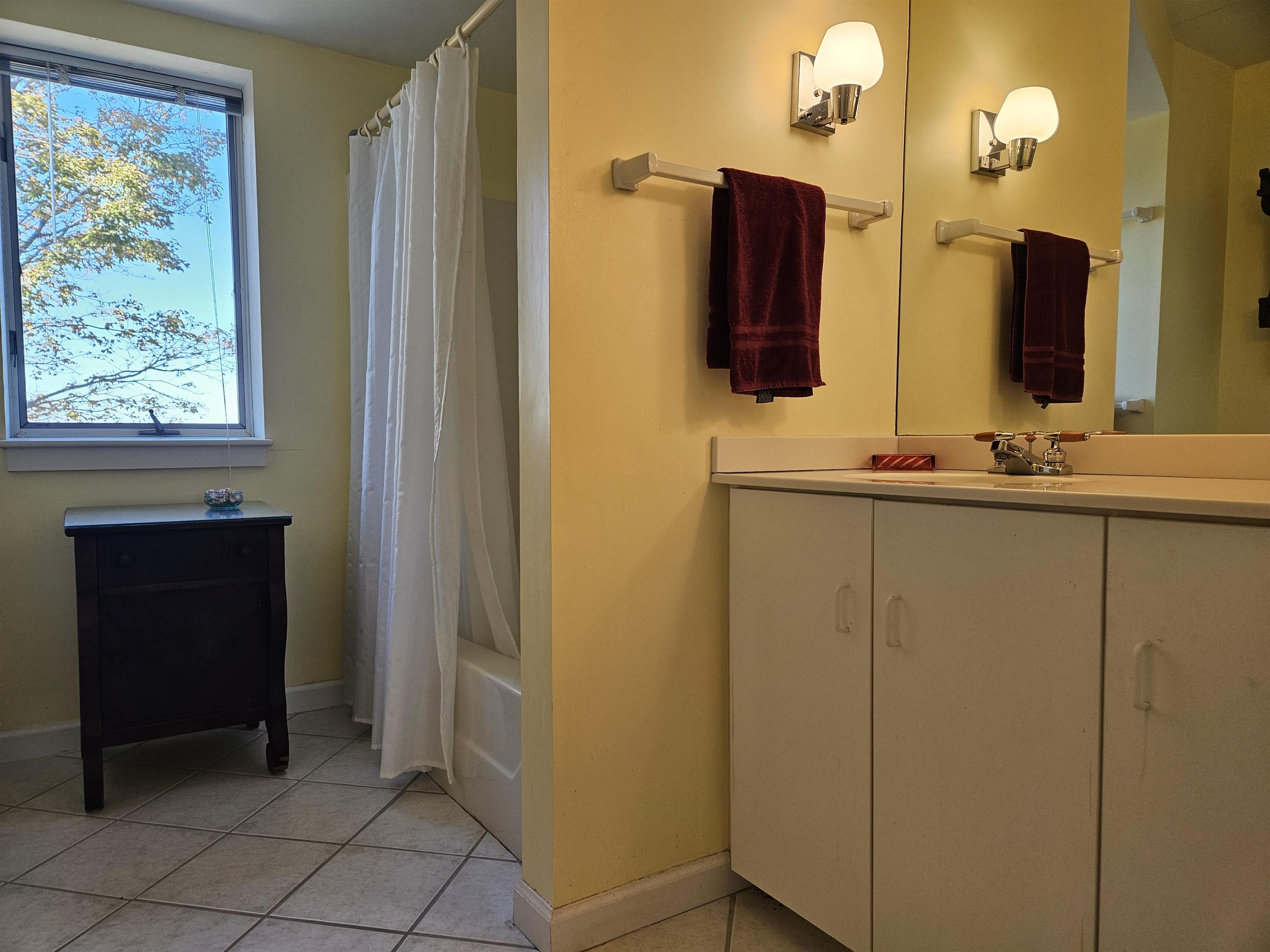 Second bath with views for 2nd and 3rd bedroom on 2nd floor