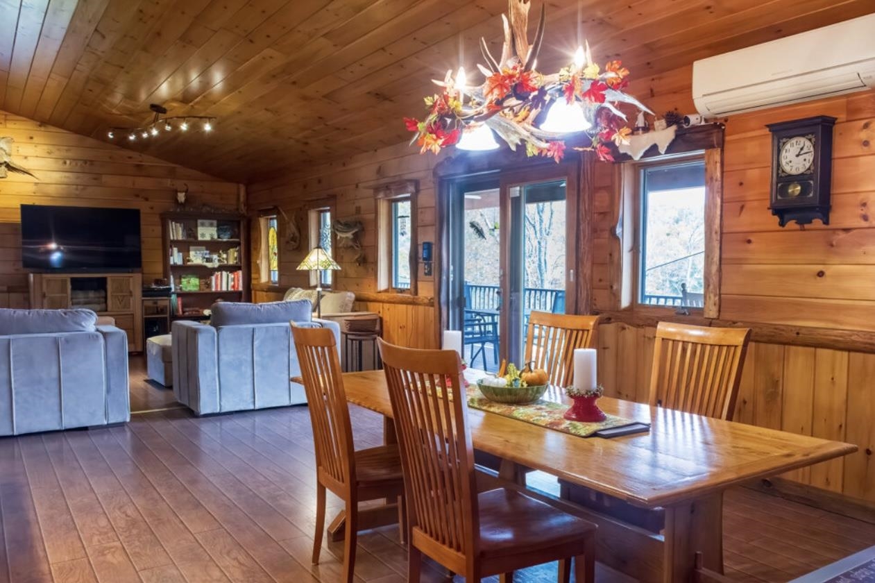 Looking from Dining Area into the Living Room and Door to the Covered Deck 24183027