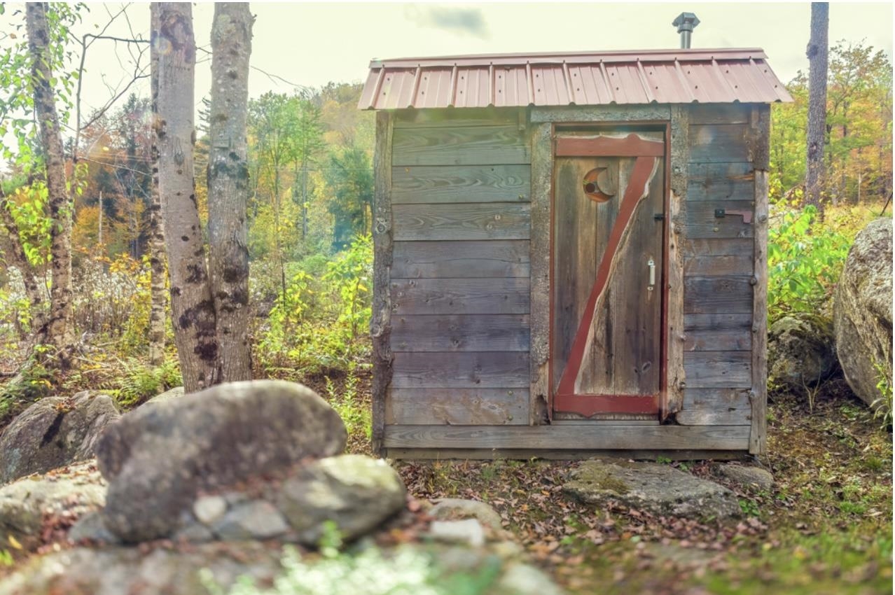 Grandfathered Outdoor Privy at The Base of the Driveway 24182988