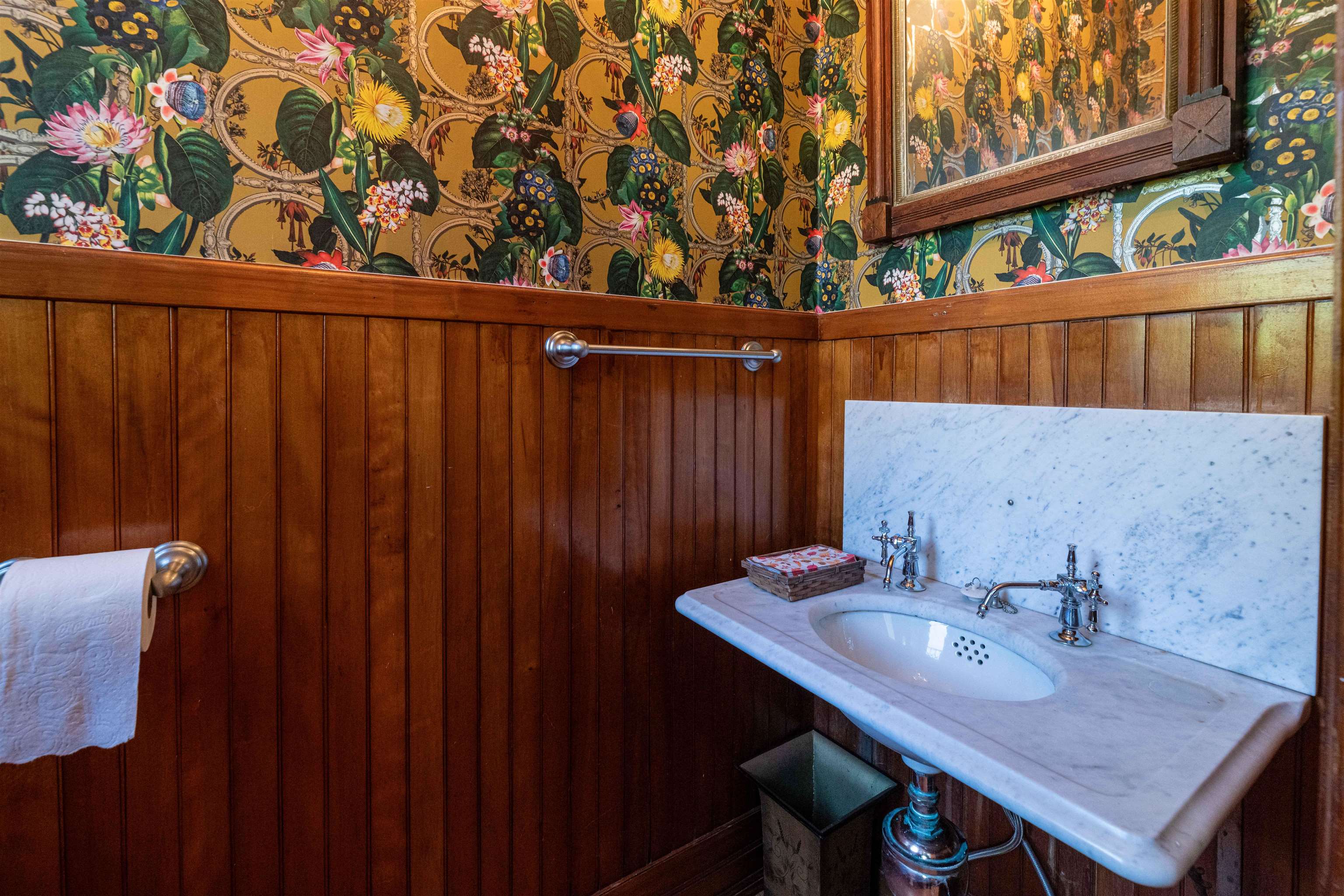 Entryway bathroom