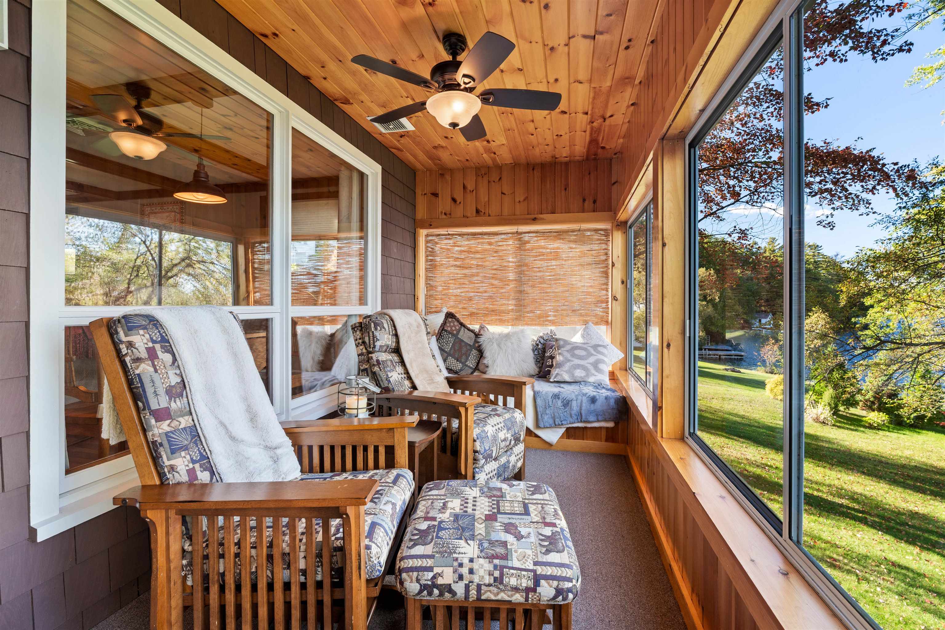 Wrap around enclosed porch