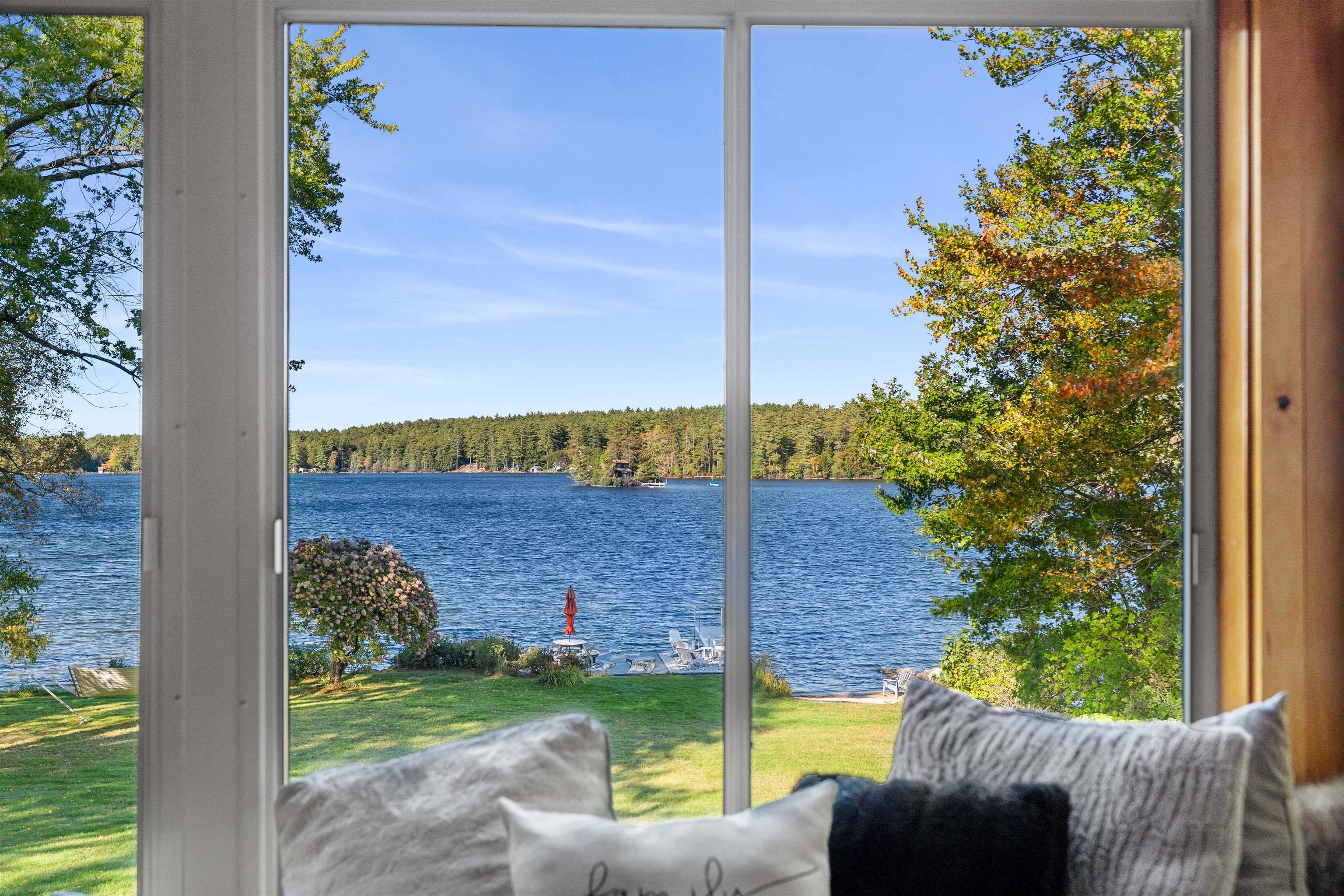 Views from enclosed porch!