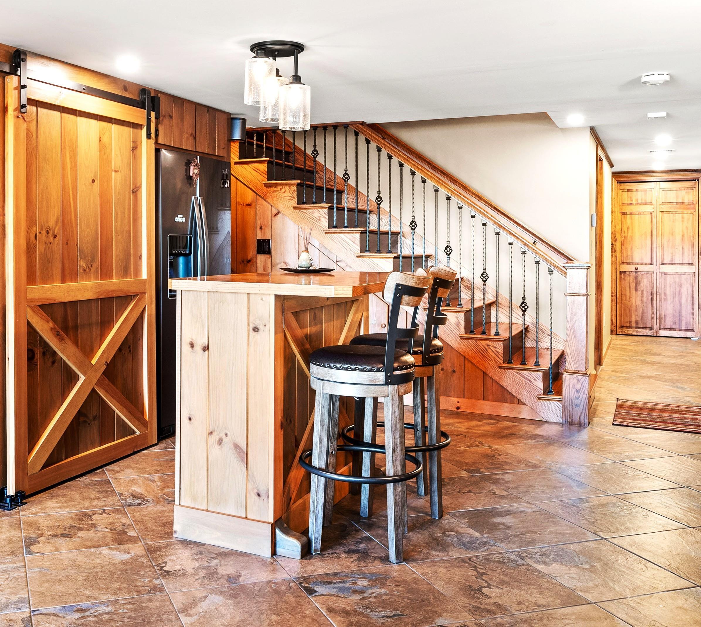 Partial kitchen to add to the entertaining here