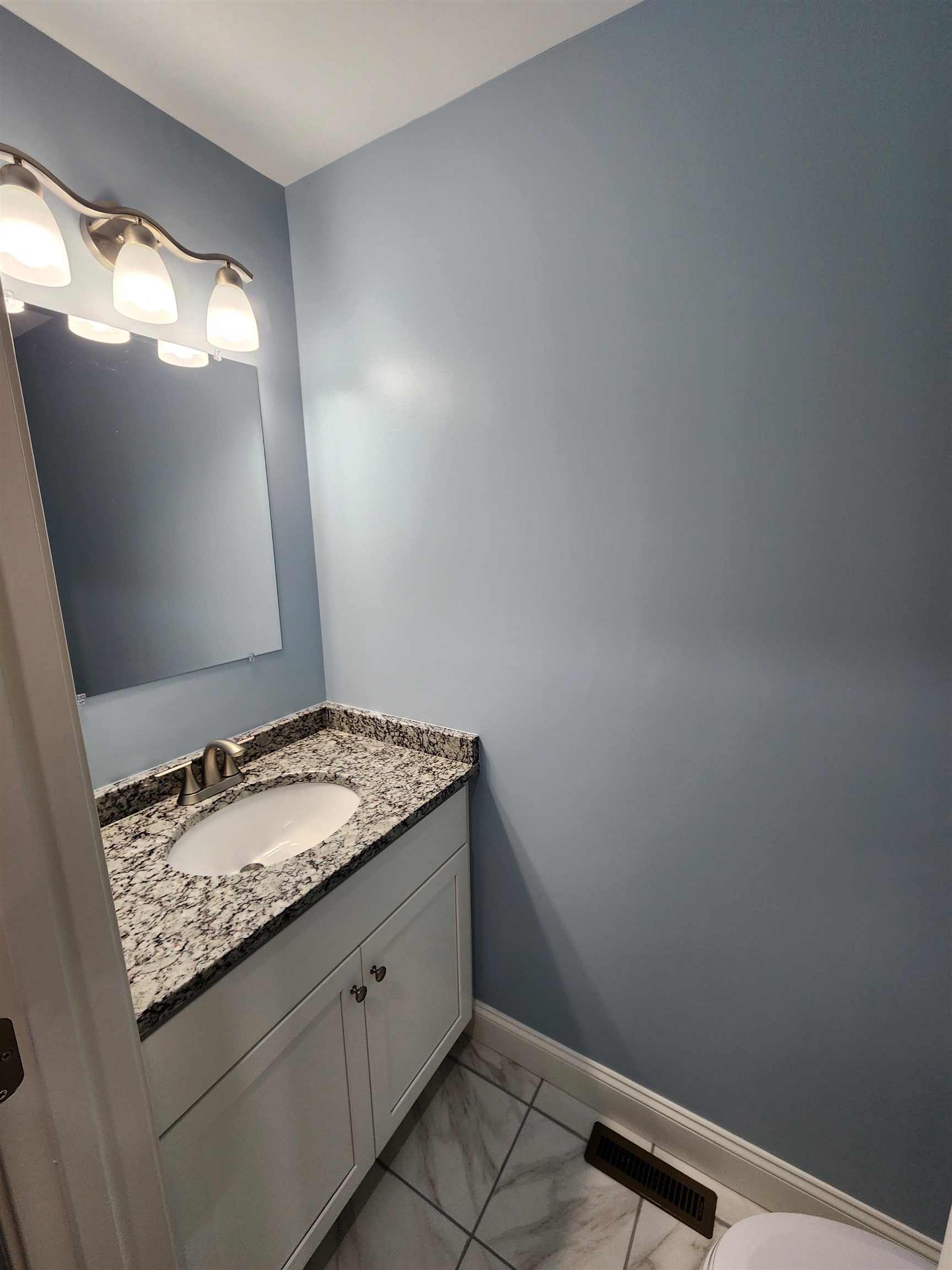 1st floor half bath