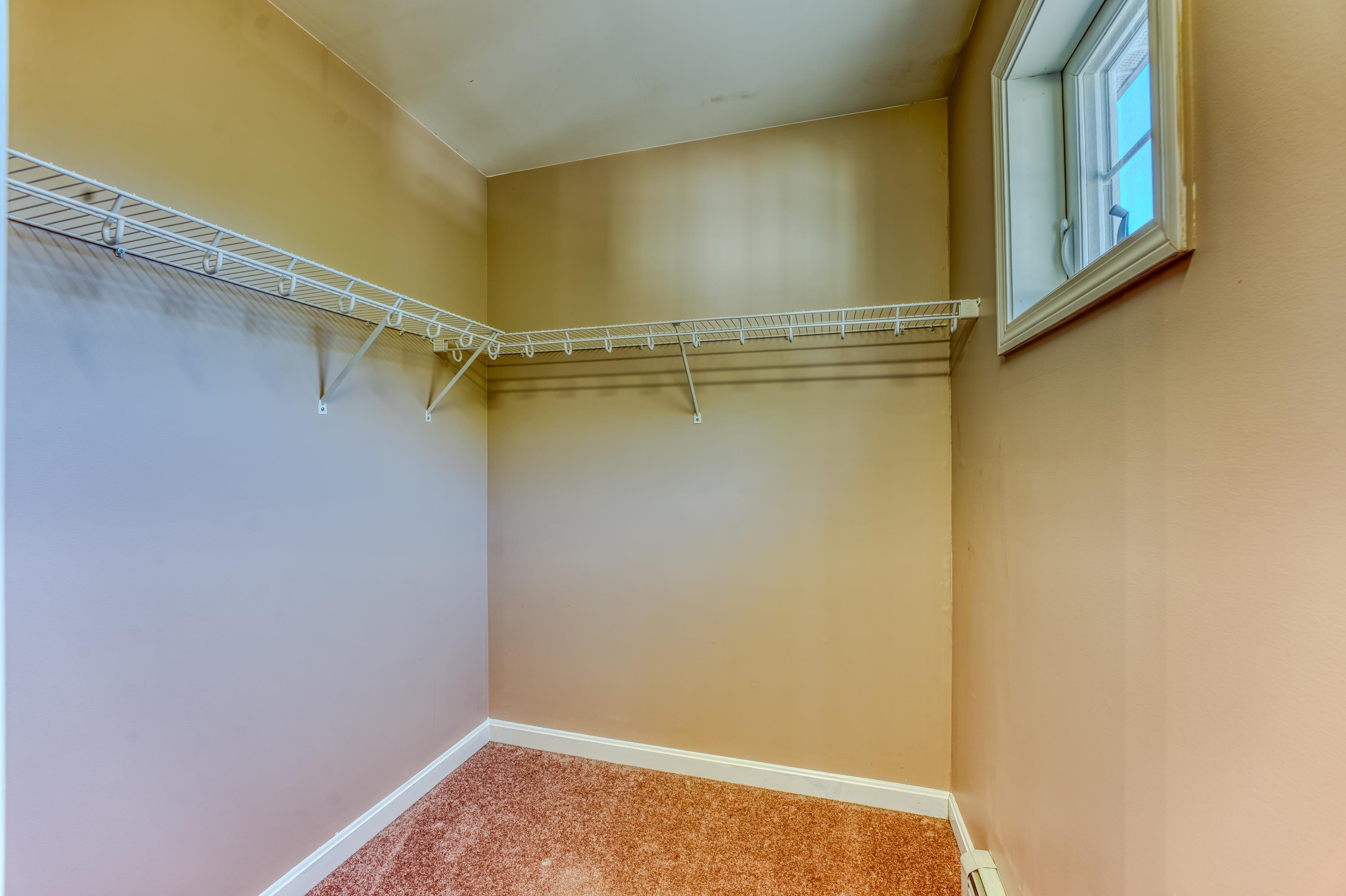 Walk-in closet off primary