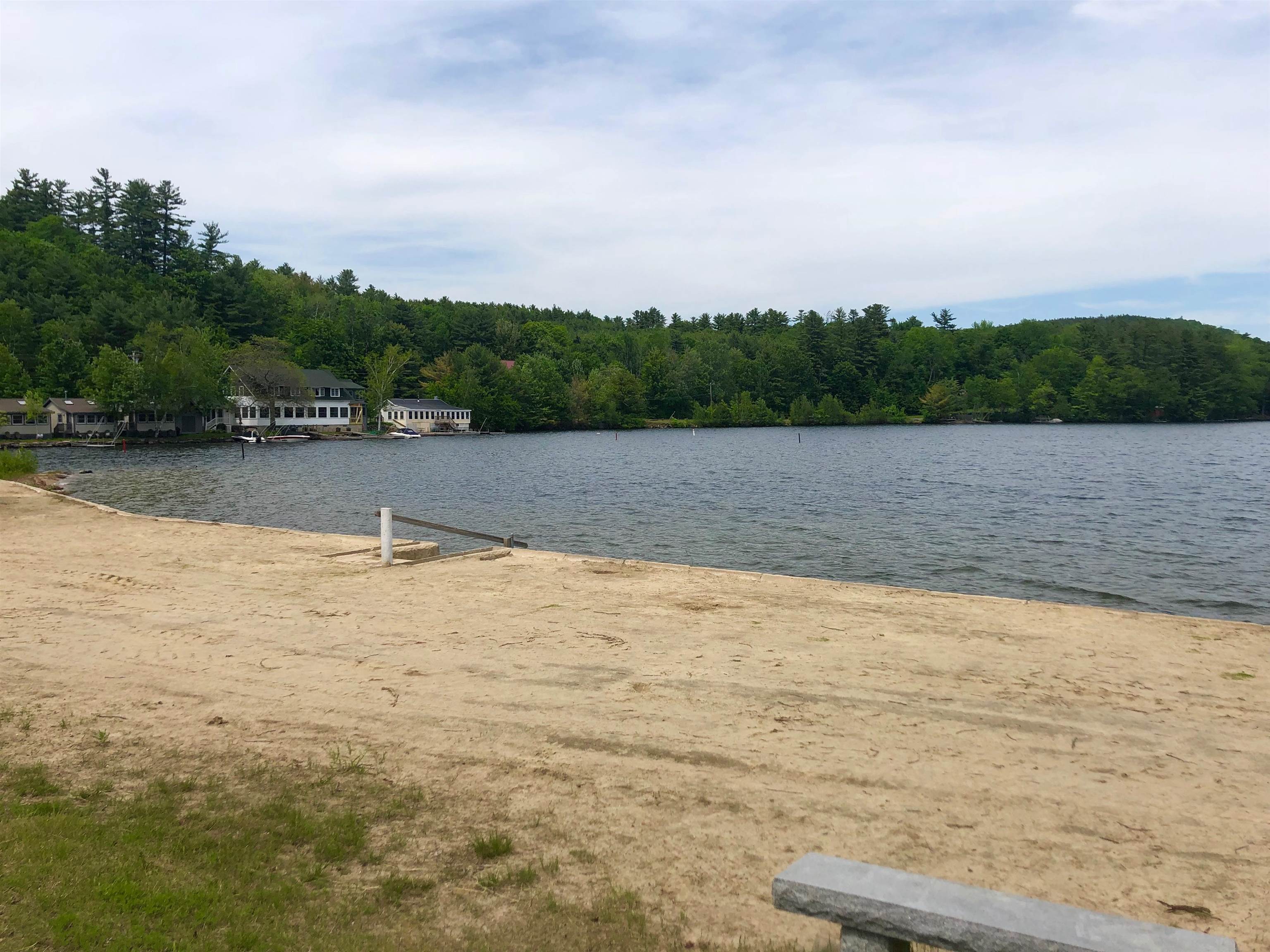 Resident town beach on Little Squam