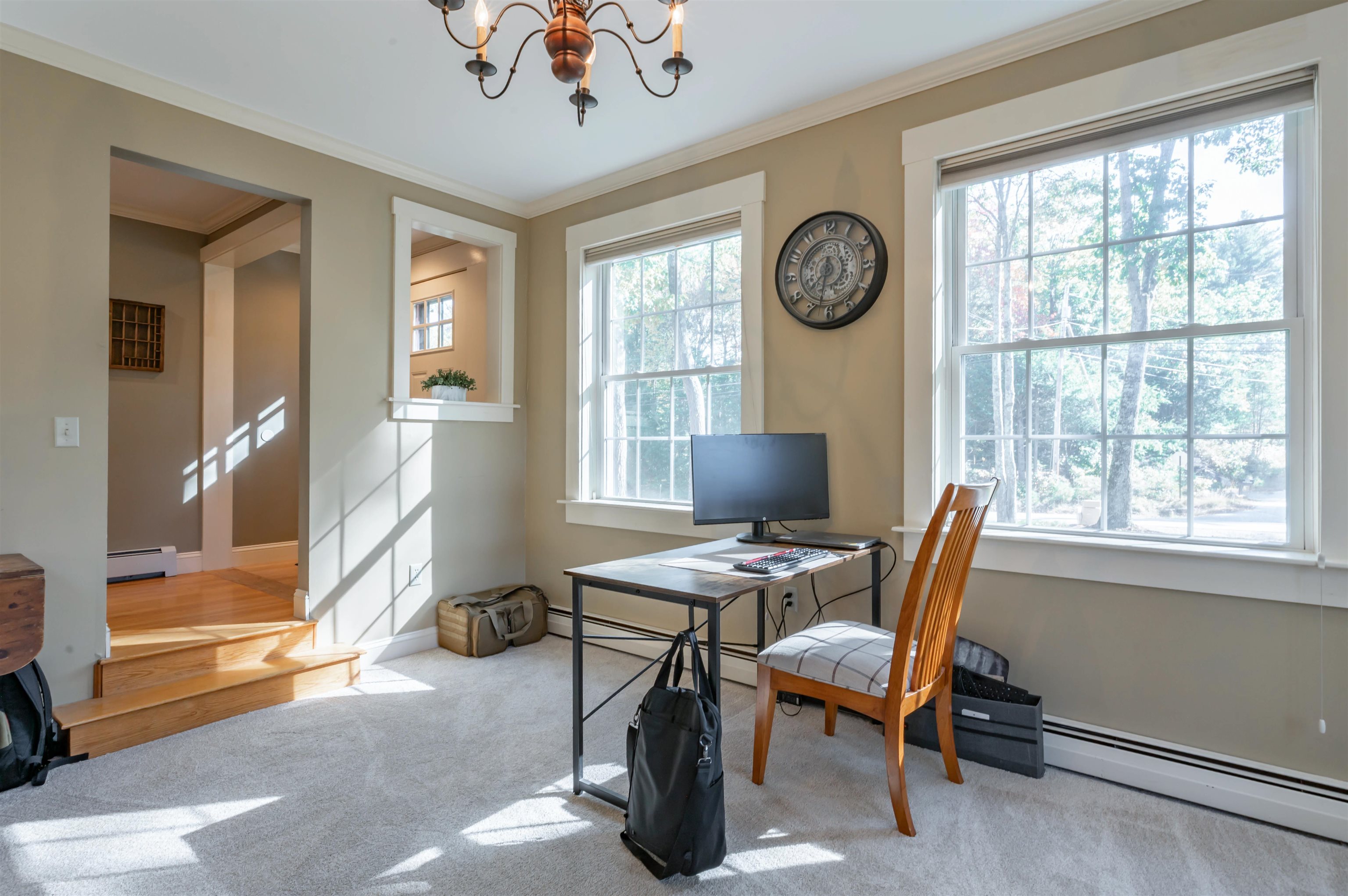Front Parlor/Office/Playroom off of living room