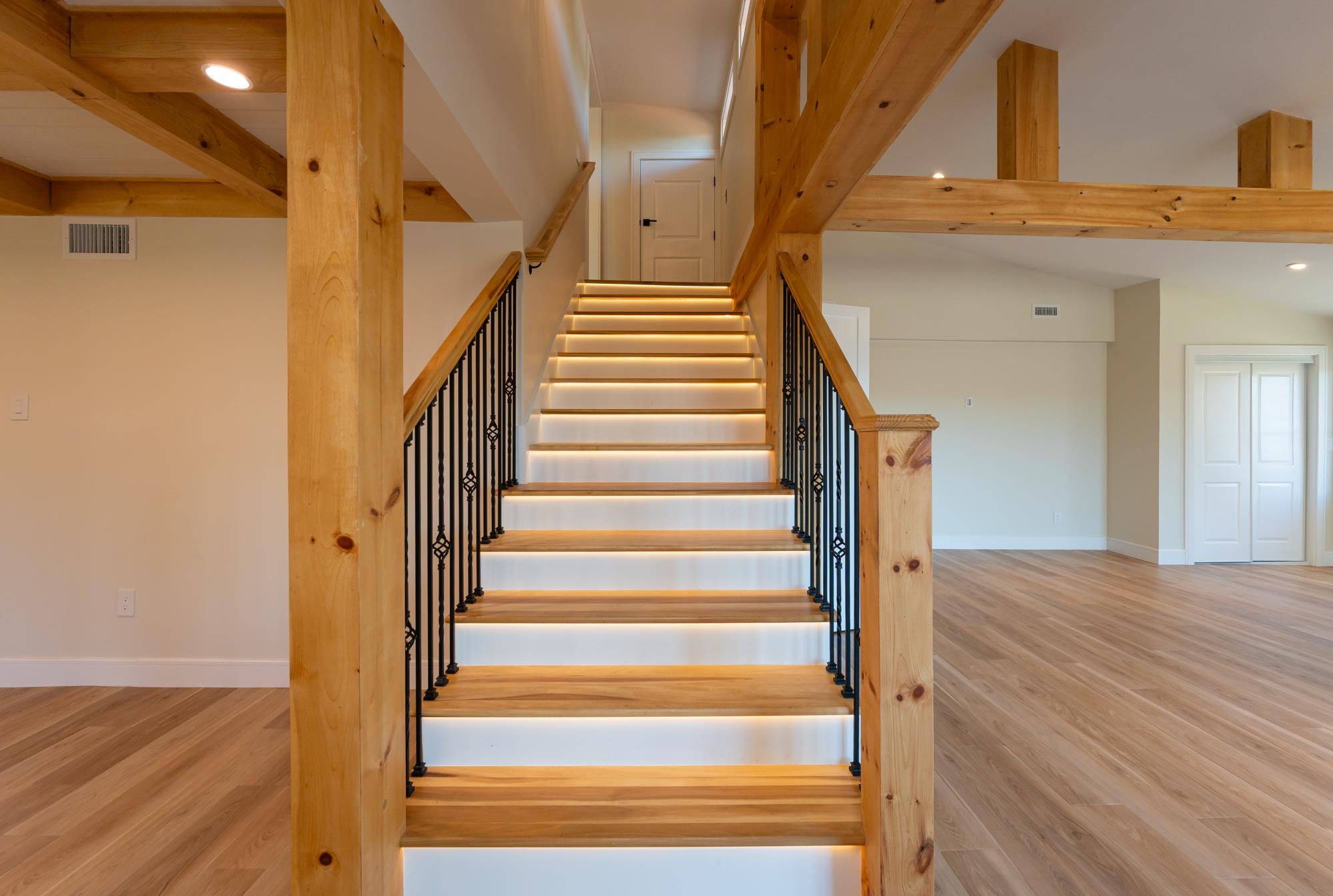 Lighted stairs to 2nd Primary Suite or Guest Suite