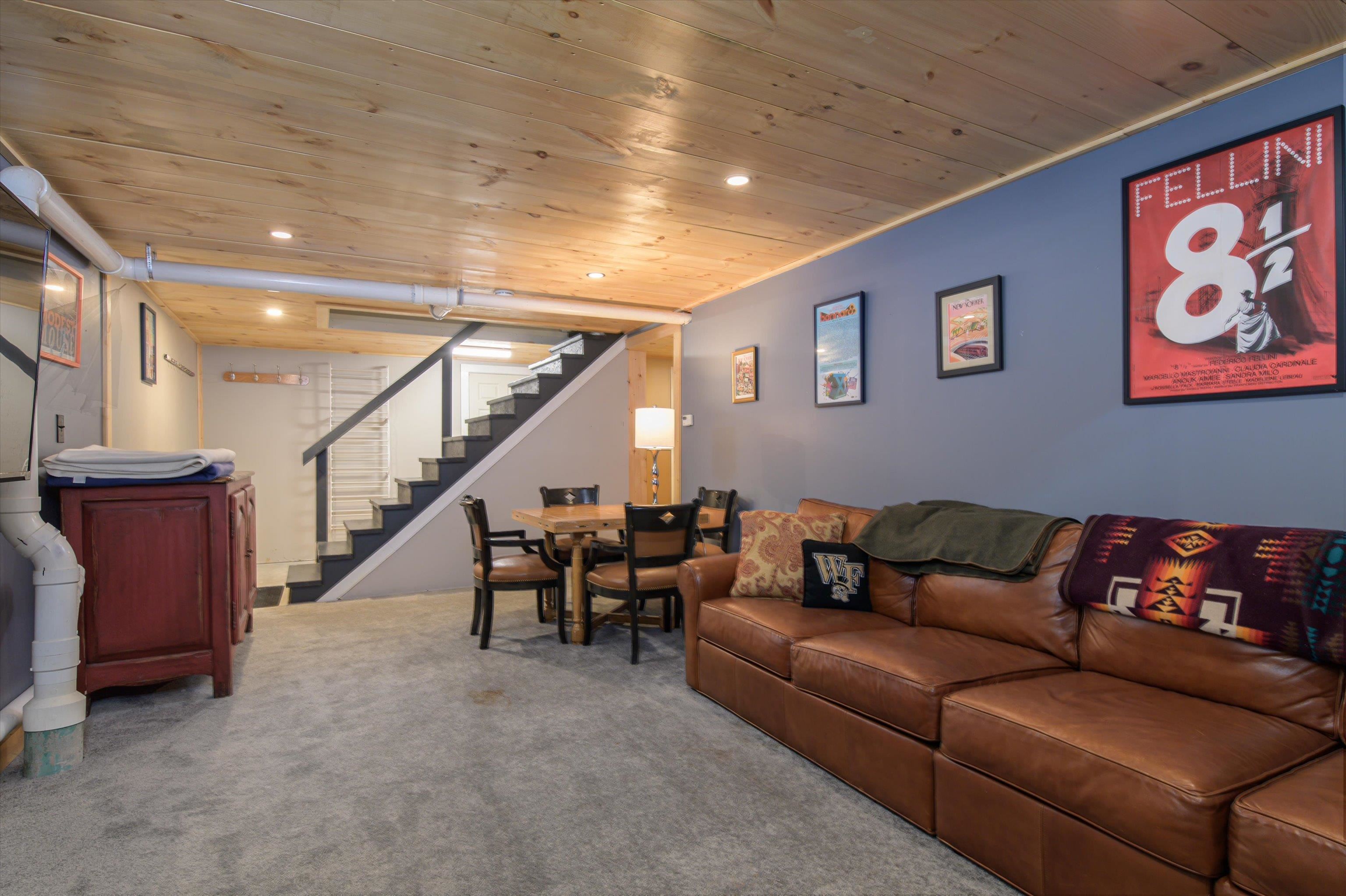 Family Room in Lower Level