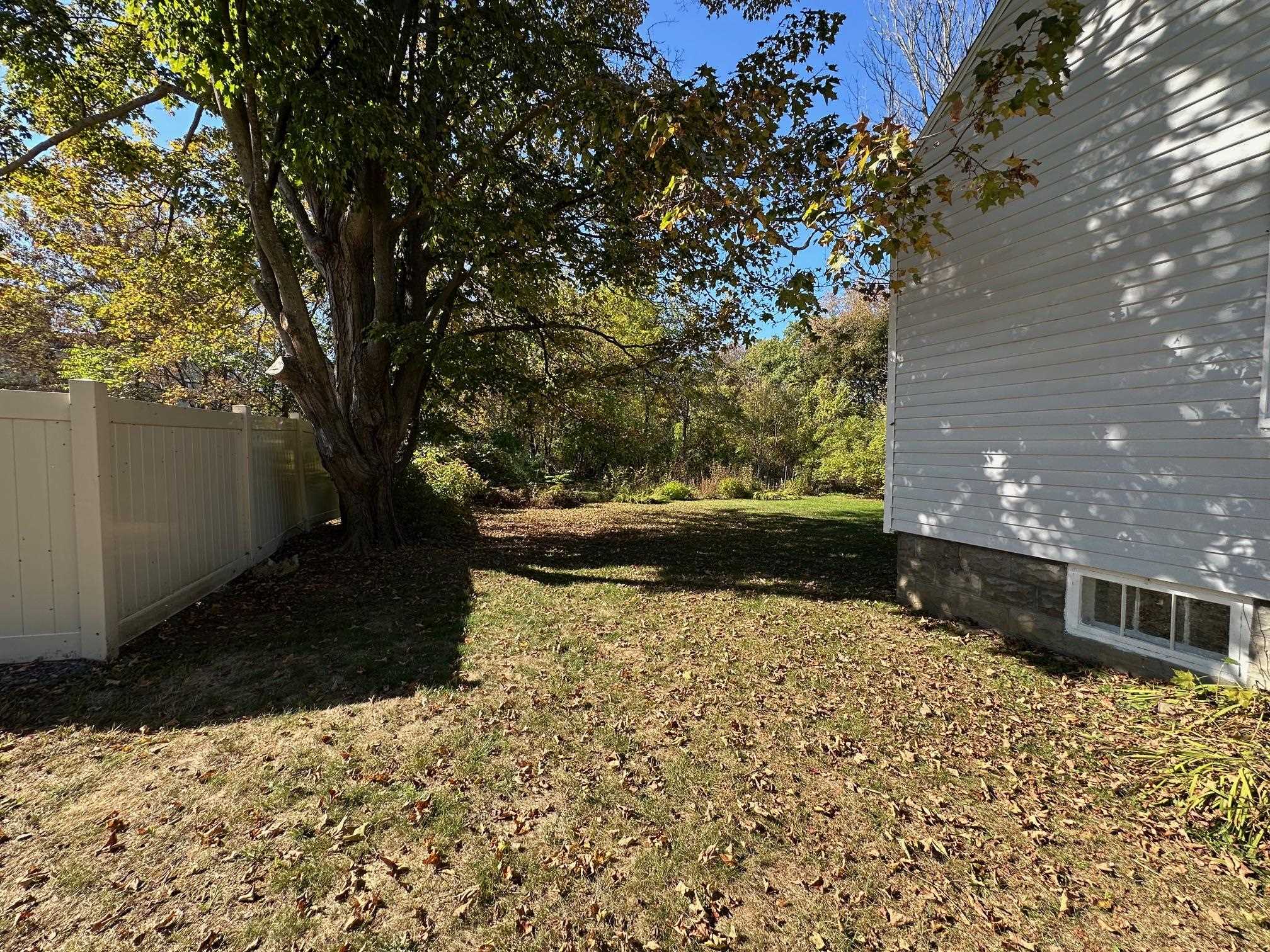 Private & Wooded Backyard...