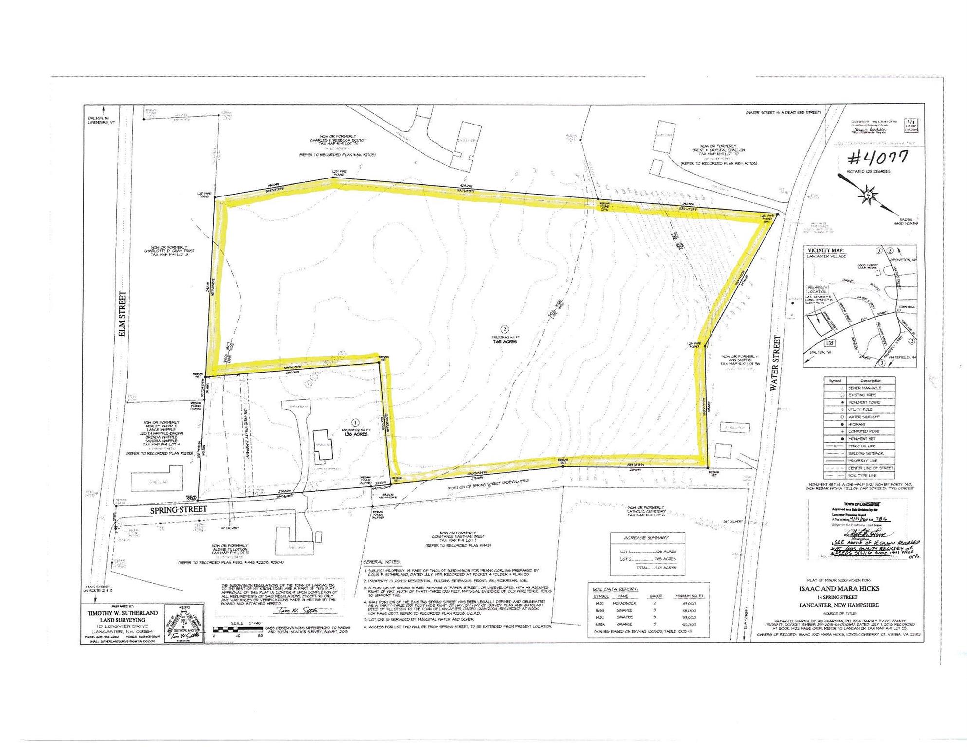 Homes for sale in Lancaster, NH | 000 Spring St, Lancaster, NH 03584 | MLS# 4847599