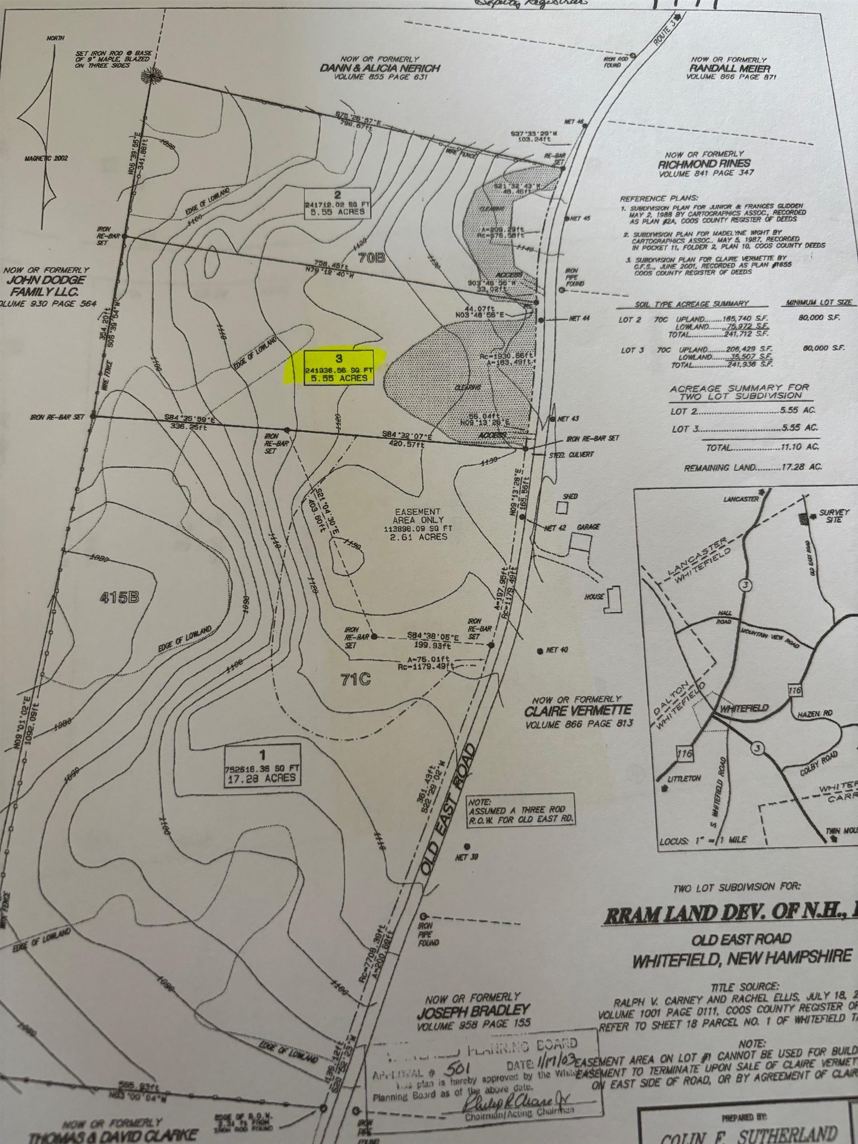 Homes for sale in Whitefield, NH | Lot 3 Old East Rd, Whitefield, NH 03598 | MLS# 5003312