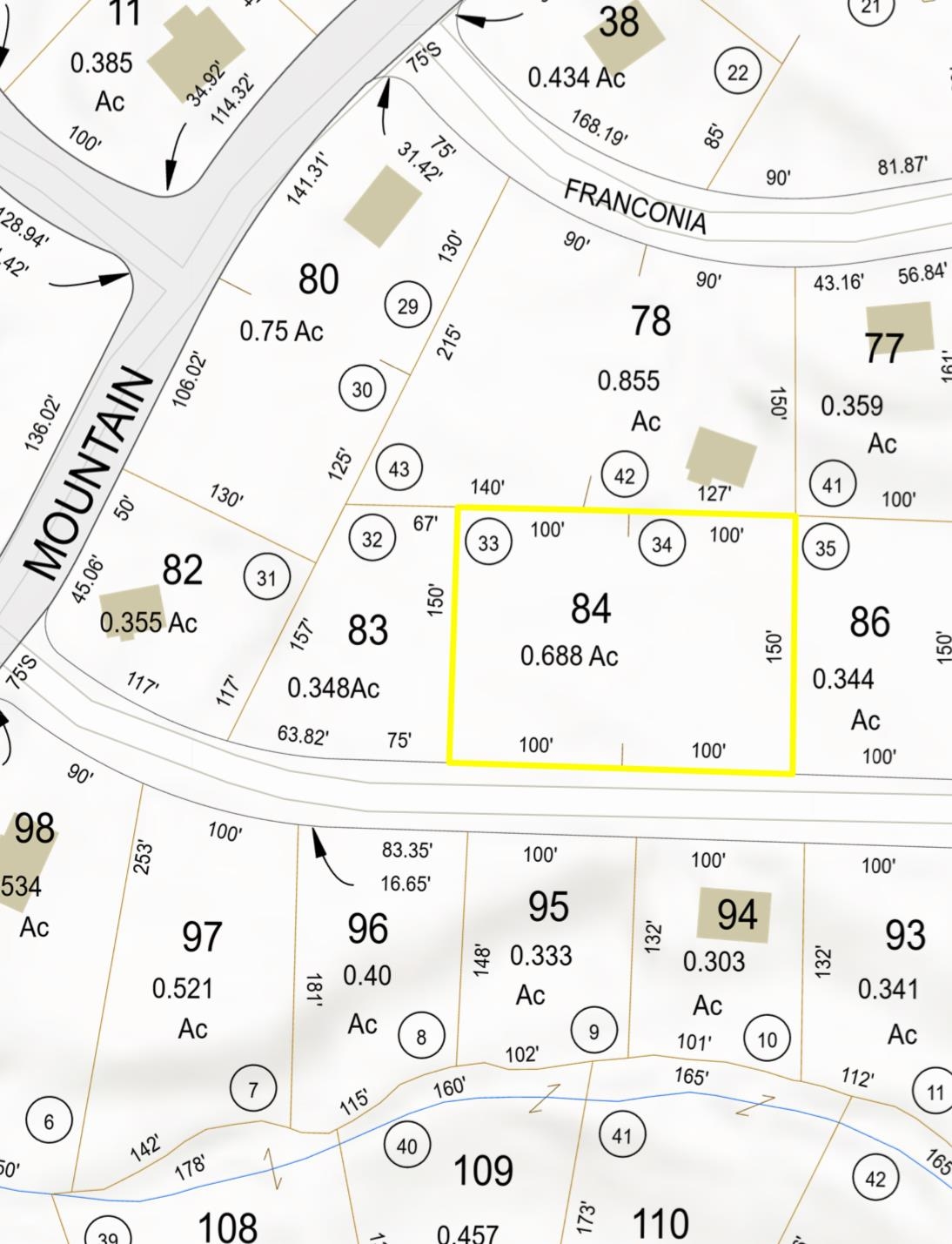 Homes for sale in New Durham, NH | Lot 84 Franconia Dr, New Durham, NH 03855 | MLS# 5006368