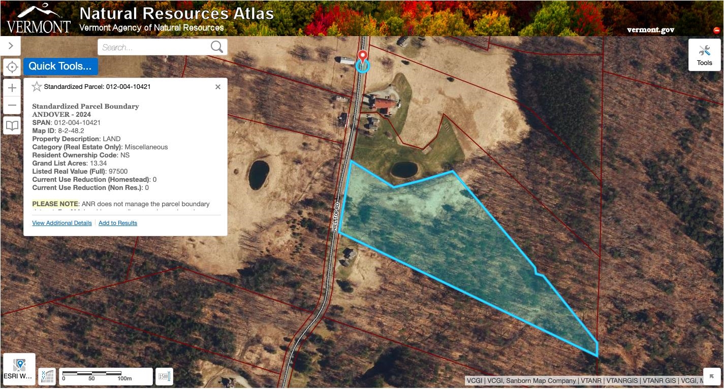 Homes for sale in Andover, VT | 00 Hill Top Rd, Andover, VT 05143 | MLS# 5029048