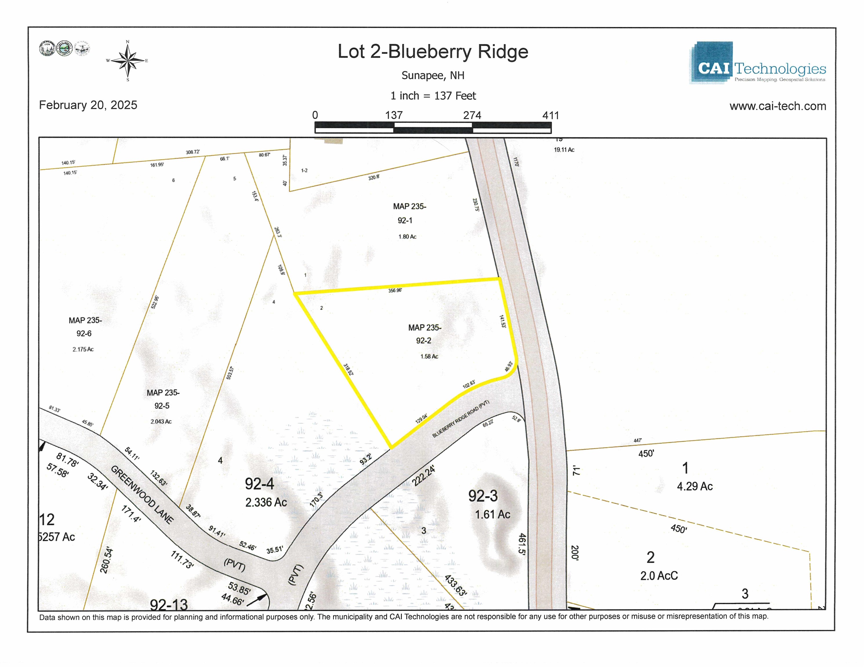 Lot 2 Blueberry Ridge/Edgemont Road 22748493