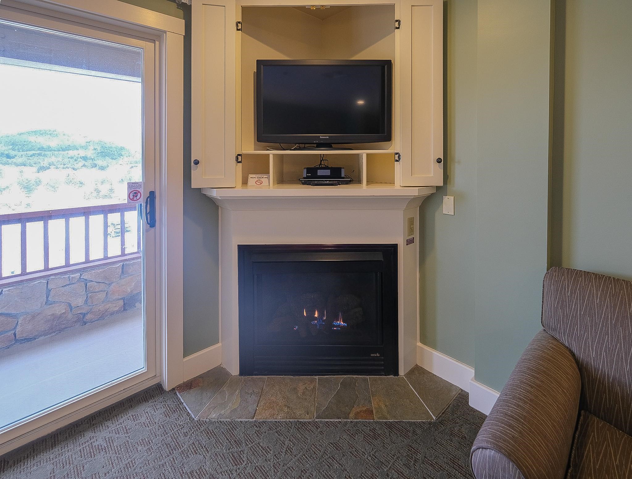 Gas fireplace and entertainment center 22804923
