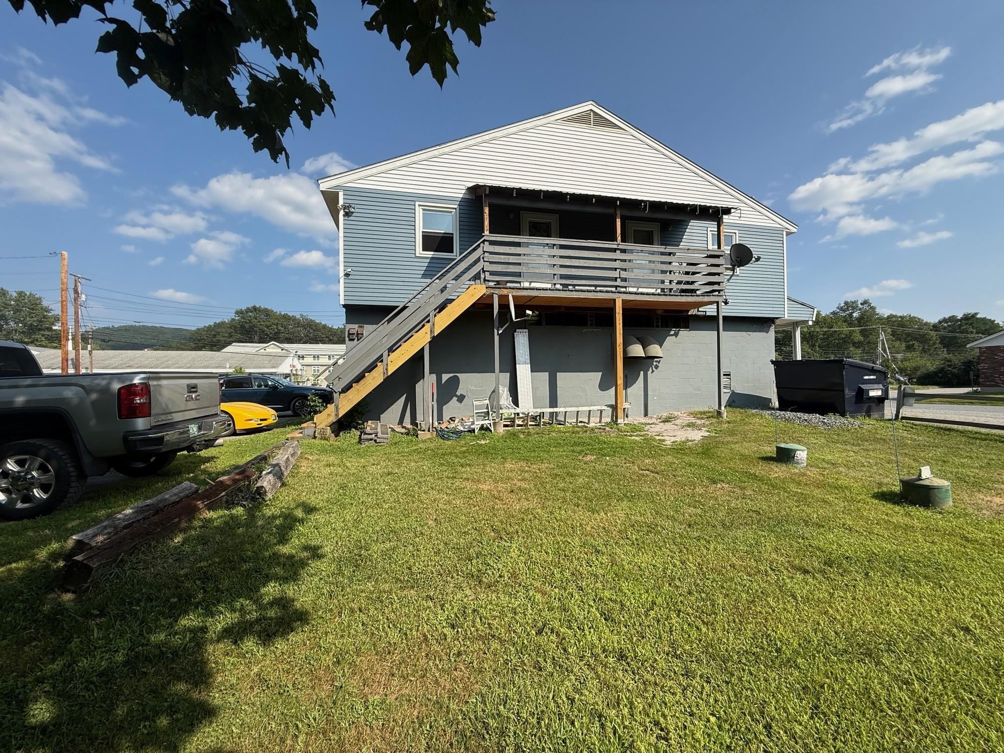 staircase to 2 apartments