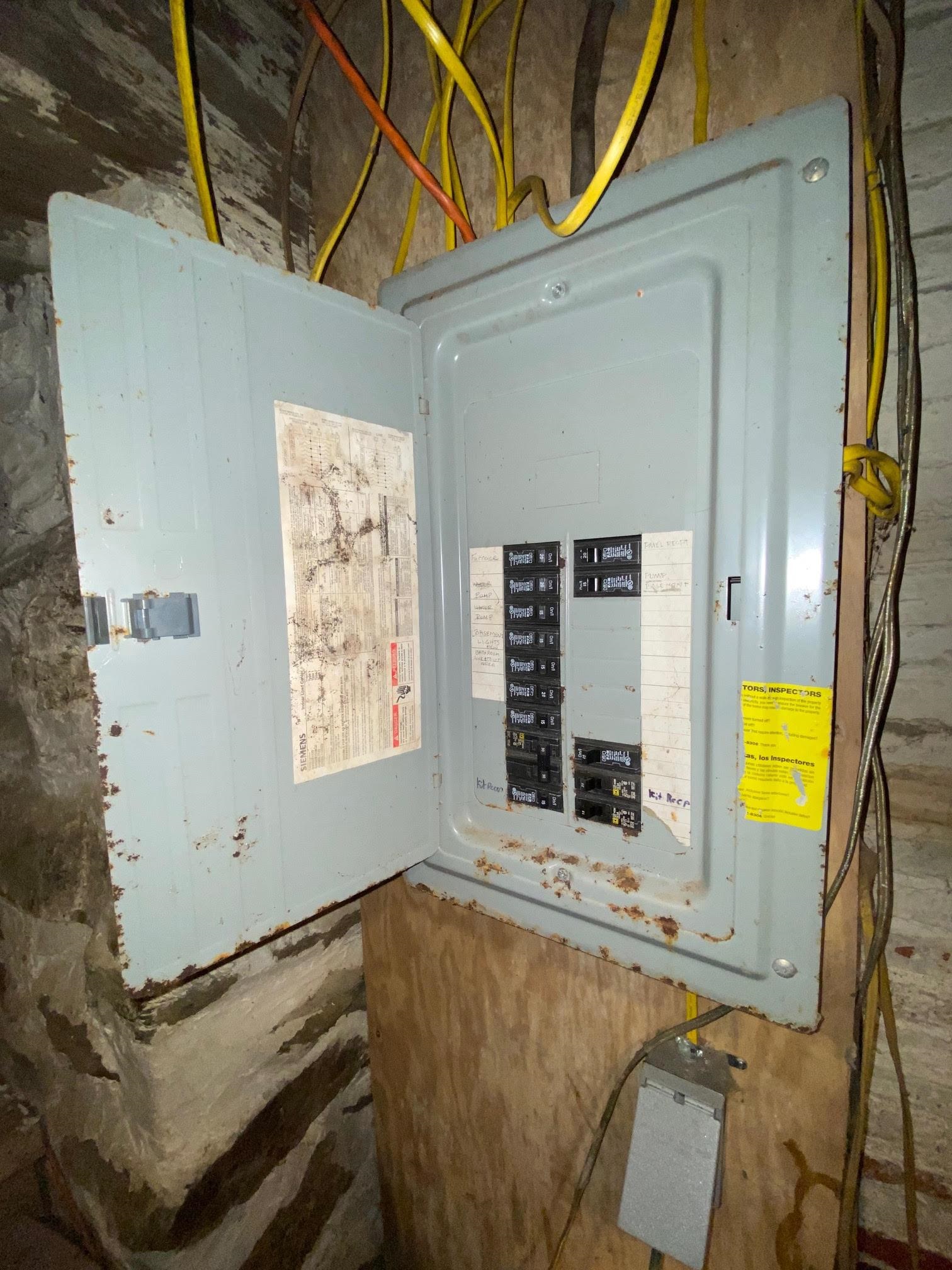 Newer Service panel for house