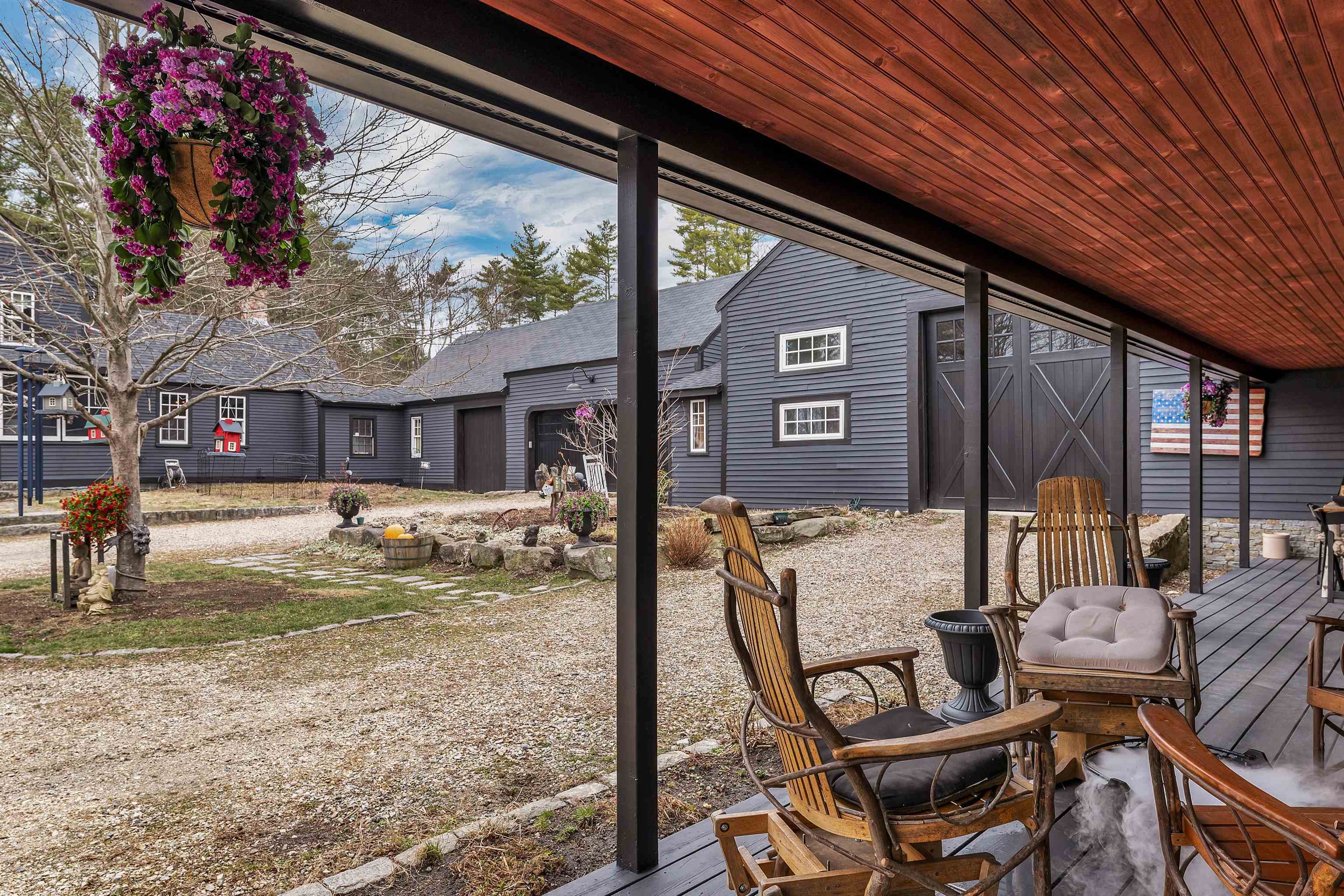 Carriage house porch
