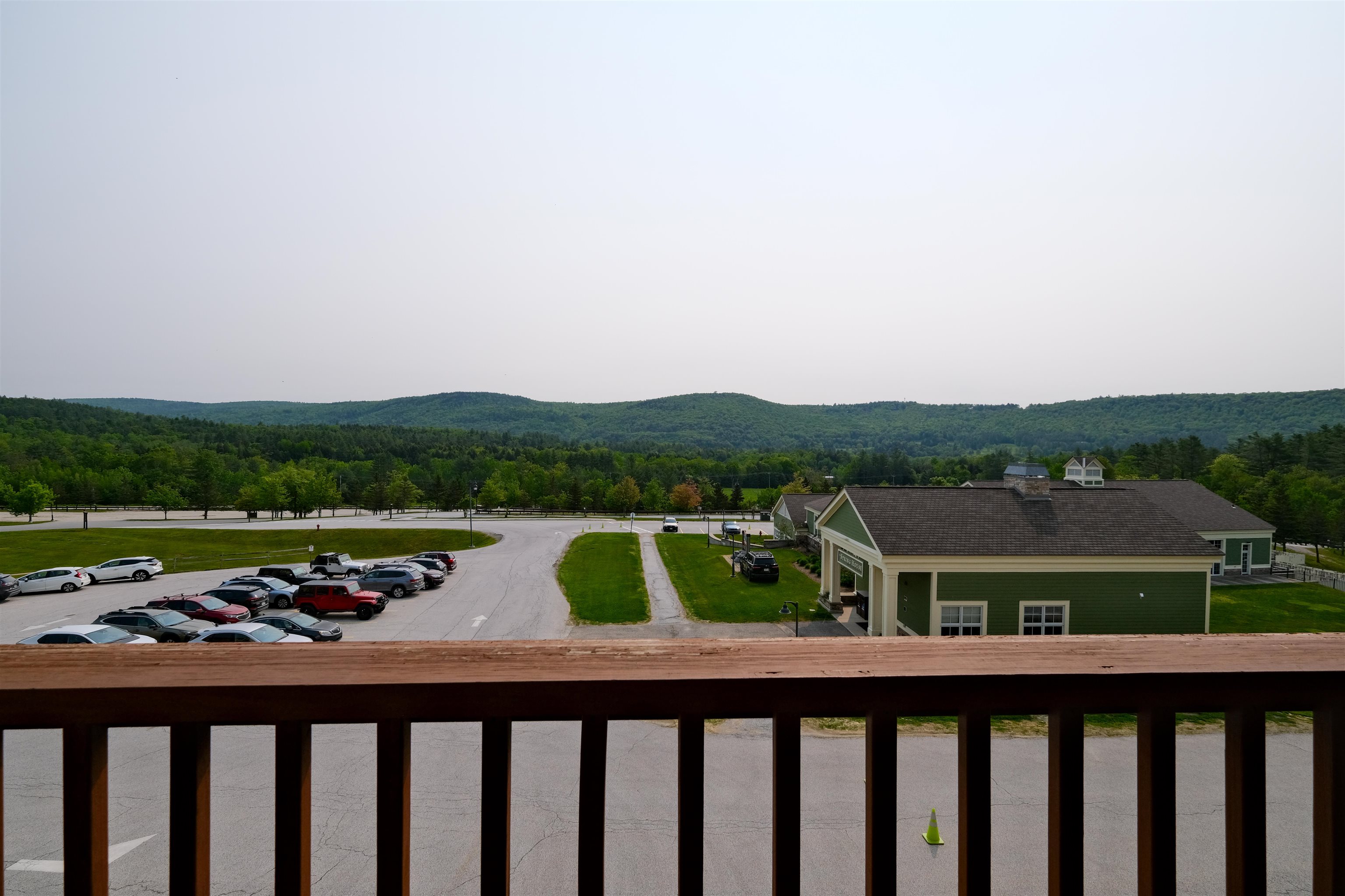 Balcony Overlooks Sping House 23412658