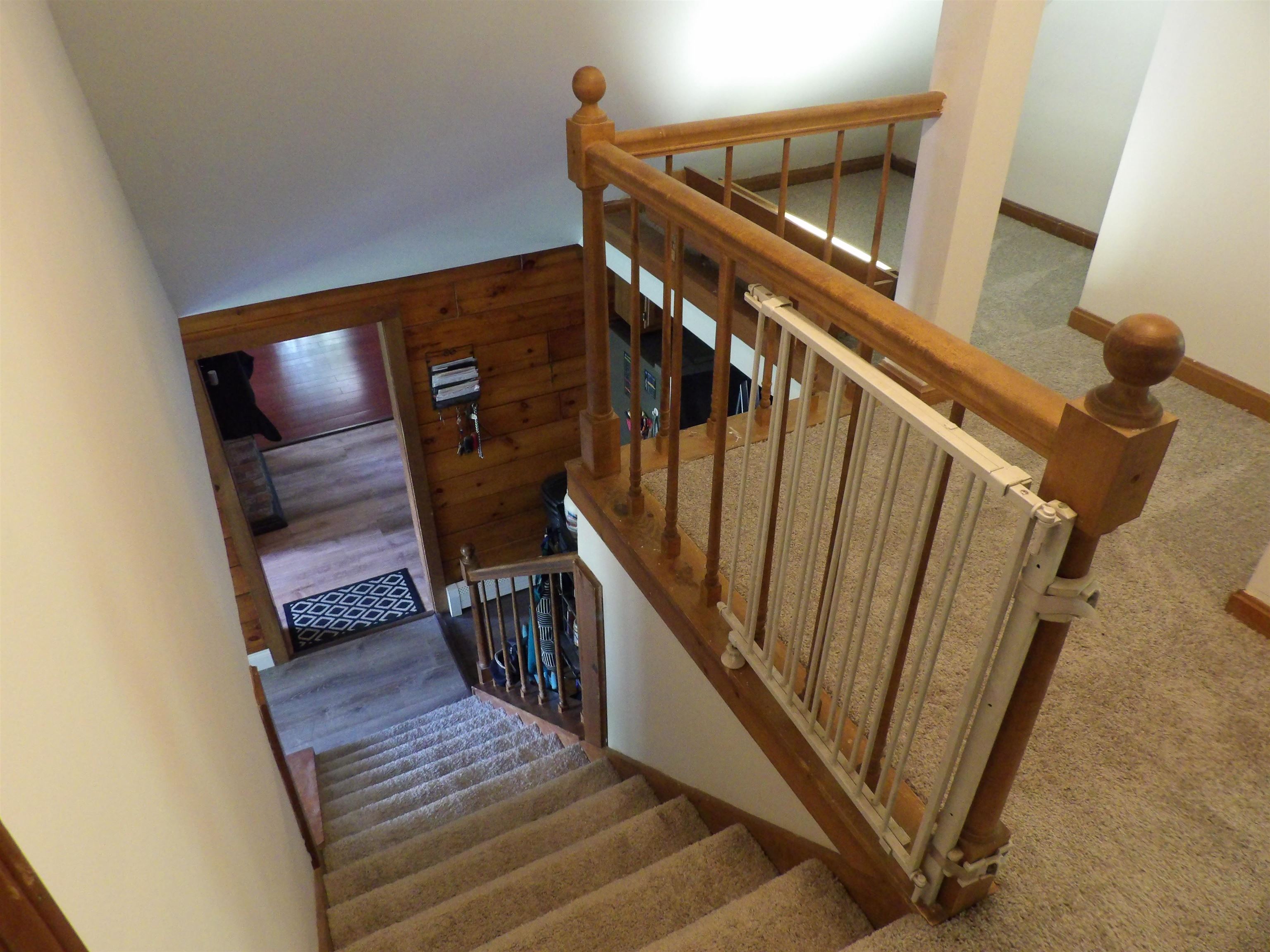 Stairway to second floor