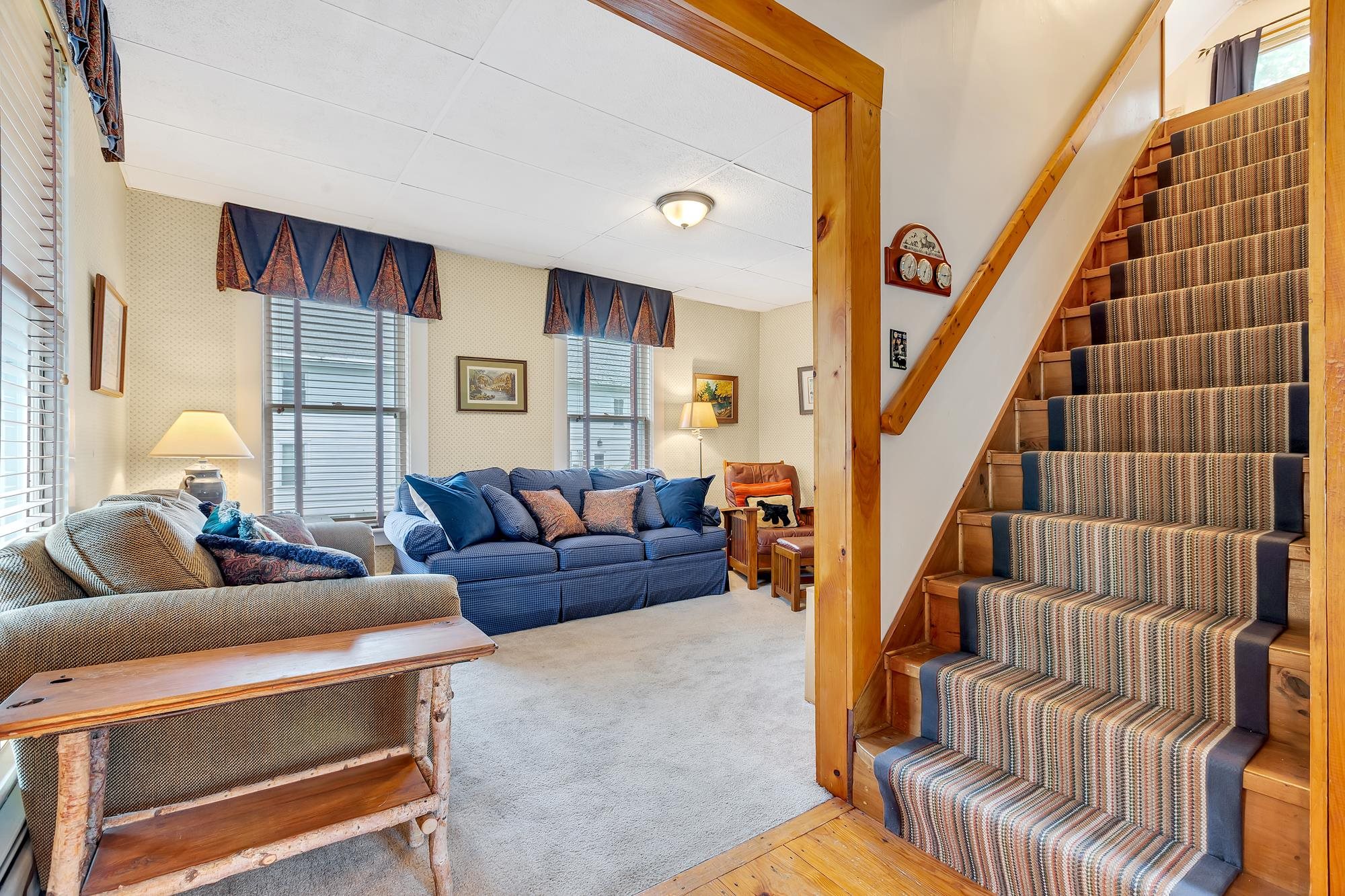 Upstairs to the loft