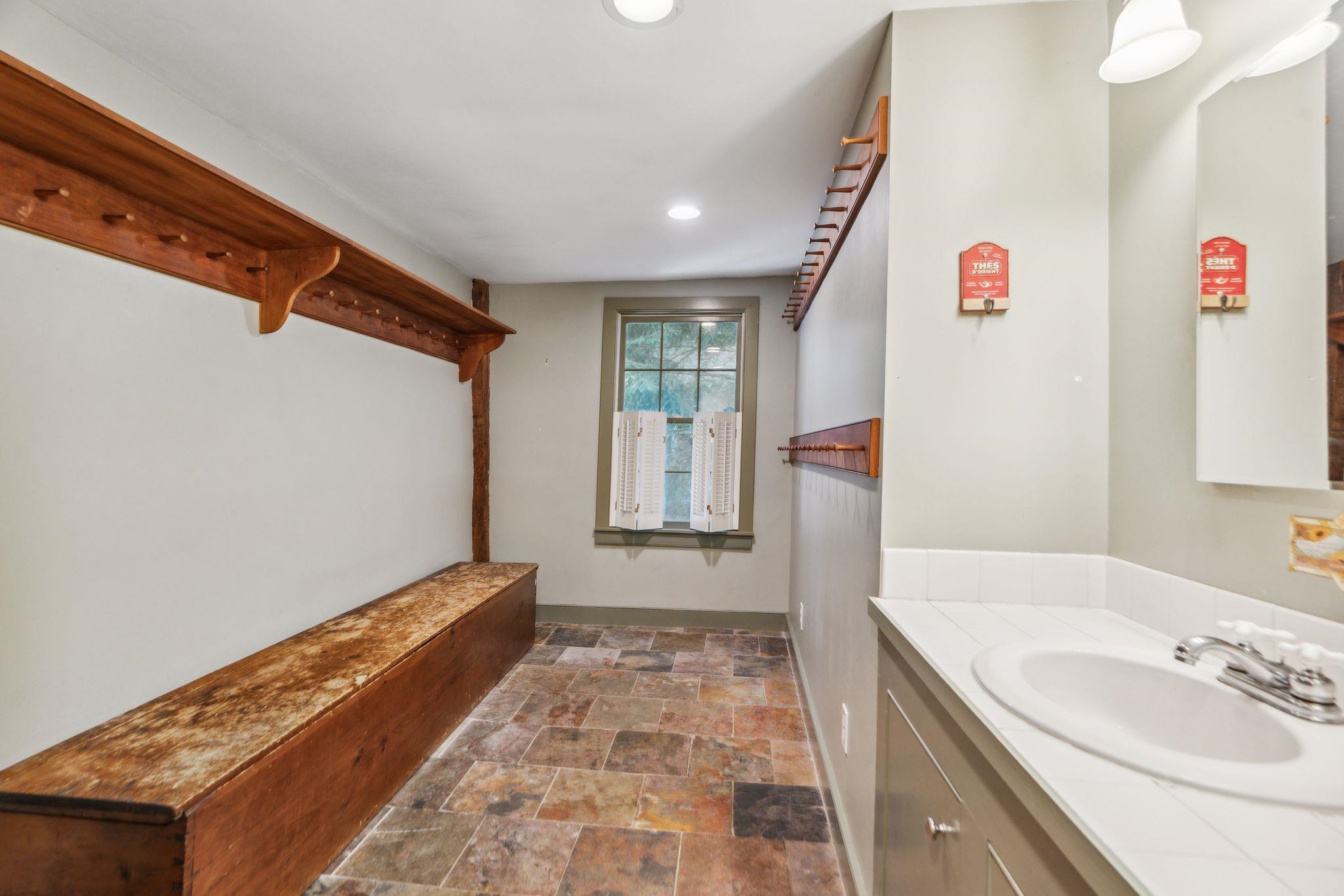 Half bath on first floor