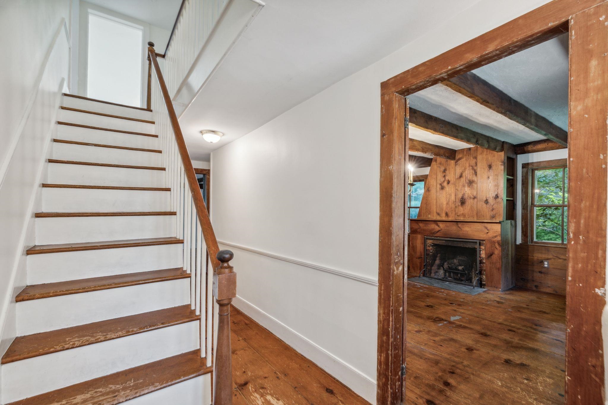 Stairs to second floor